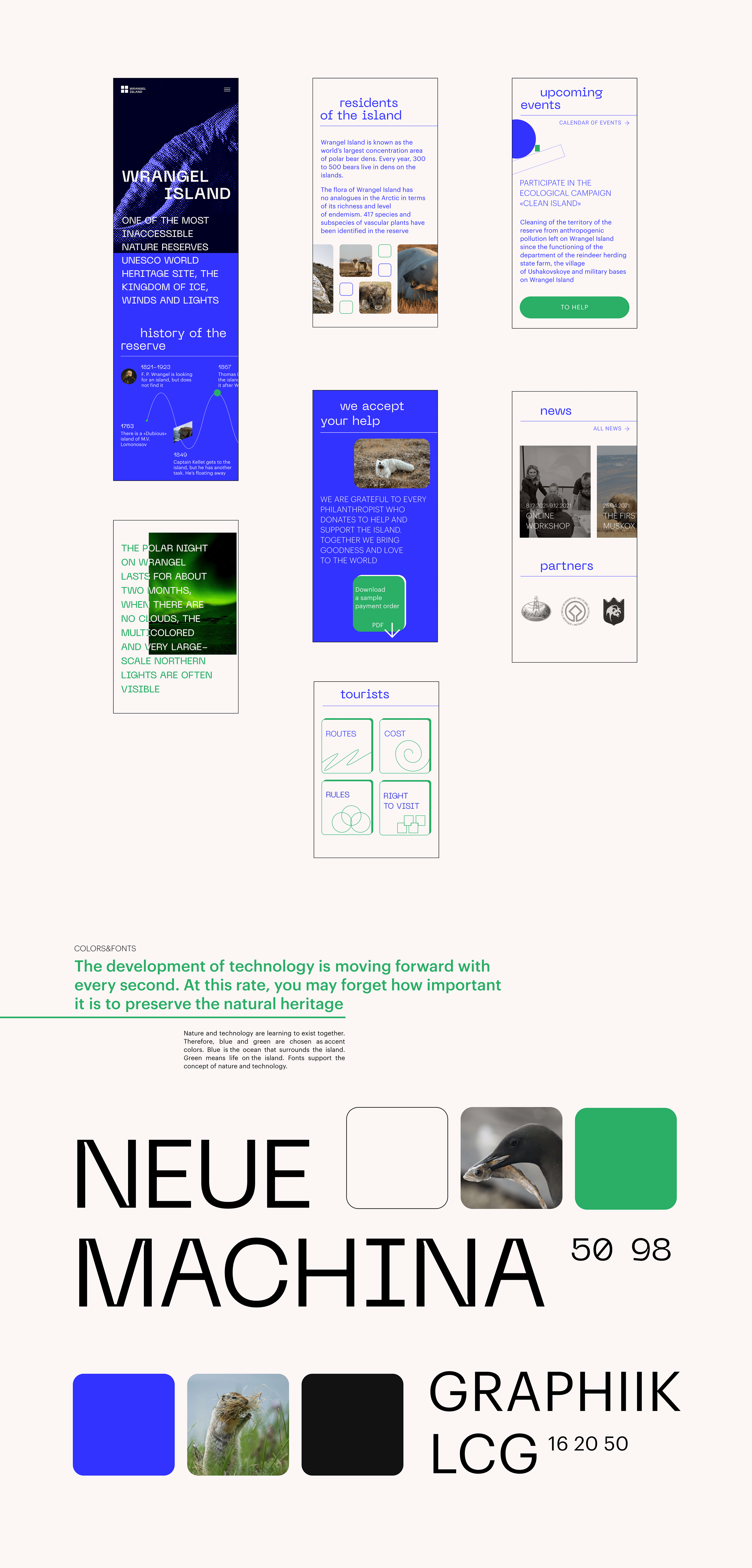 Redesign of the Wrangel Nature Reserve website — Изображение №10 — Интерфейсы, Графика, Анимация на Dprofile