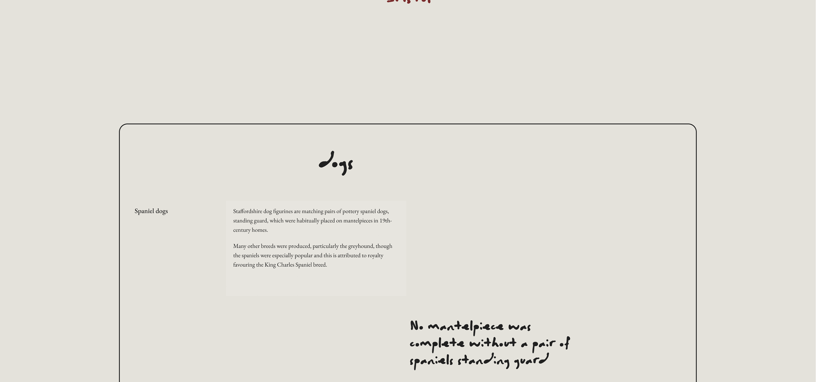 Sraffordshire figures / Longread / Website — Изображение №14 — Интерфейсы, Брендинг, Иллюстрация на Dprofile