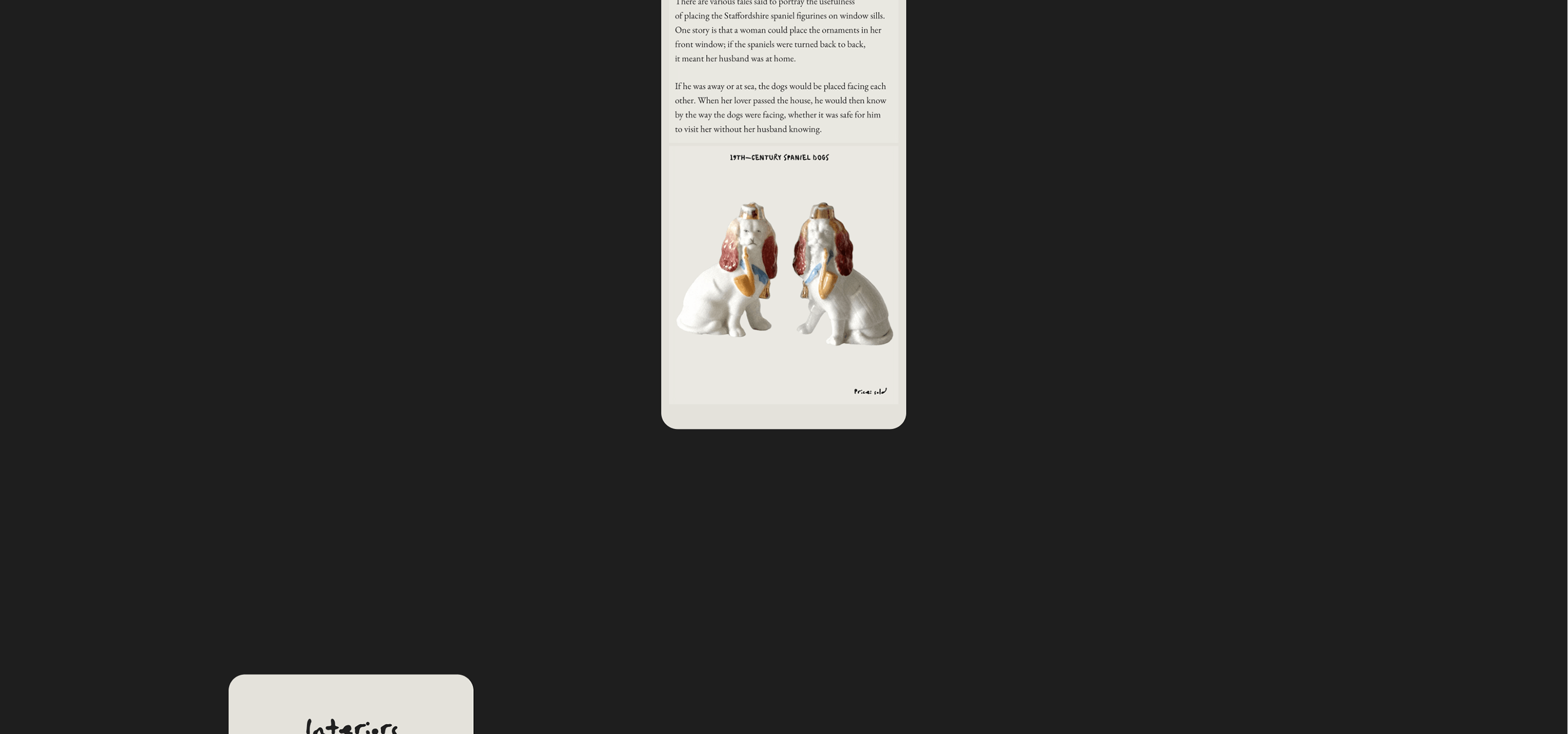 Sraffordshire figures / Longread / Website — Изображение №19 — Интерфейсы, Брендинг, Иллюстрация на Dprofile