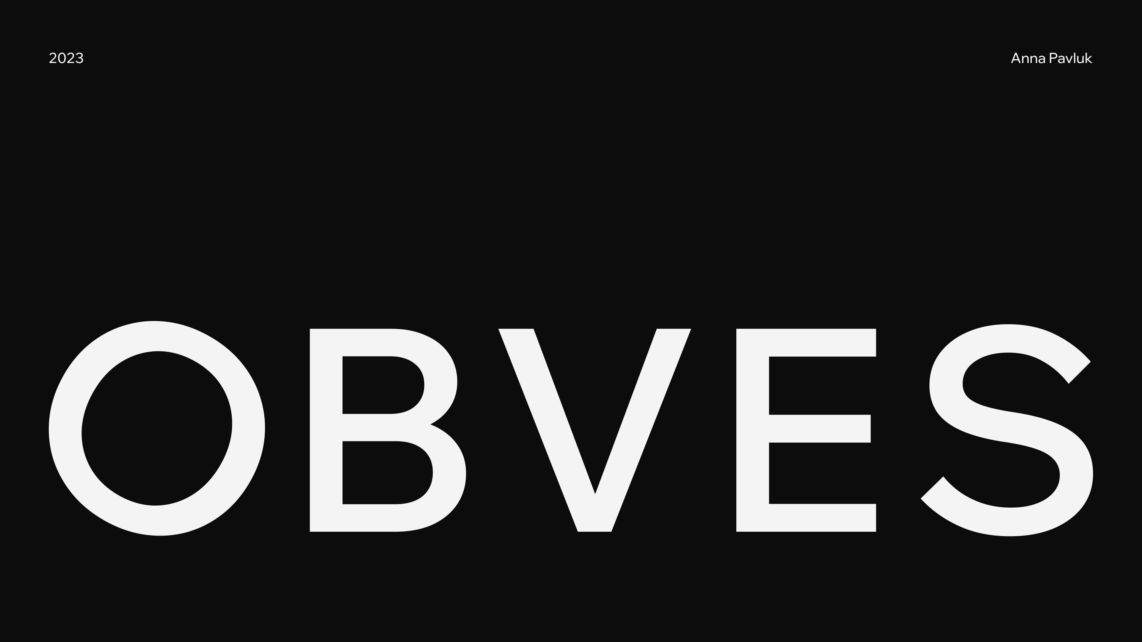 OBVES — Изображение №1 — Брендинг на Dprofile