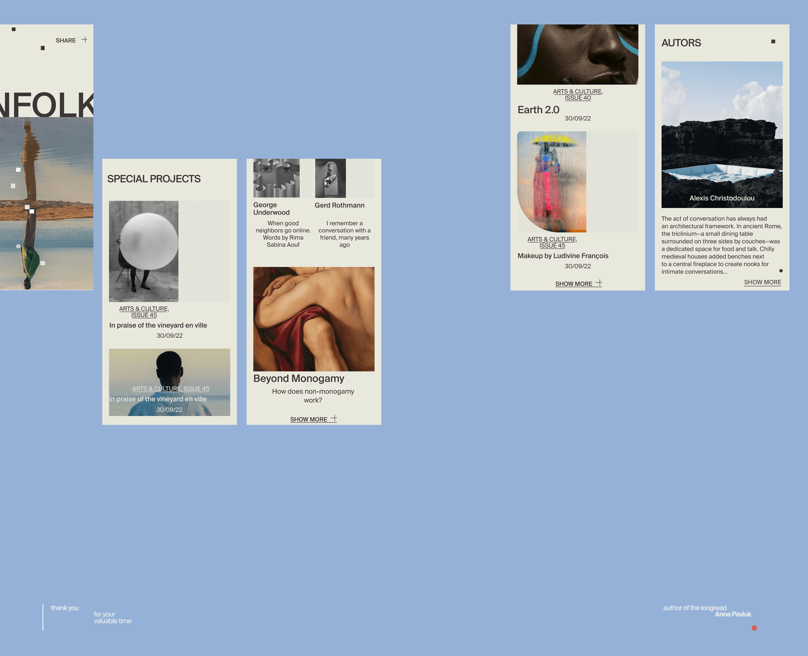 Longread online magazine / minimalism — Изображение №29 — Интерфейсы, Брендинг, Графика на Dprofile