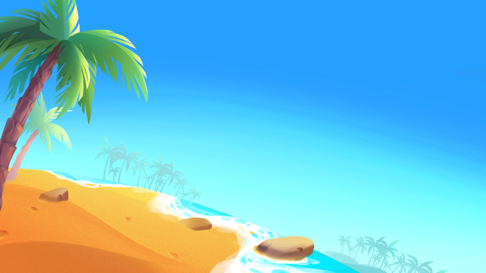 Tropical Paradise. Final bg — Изображение №2 — Иллюстрация на Dprofile