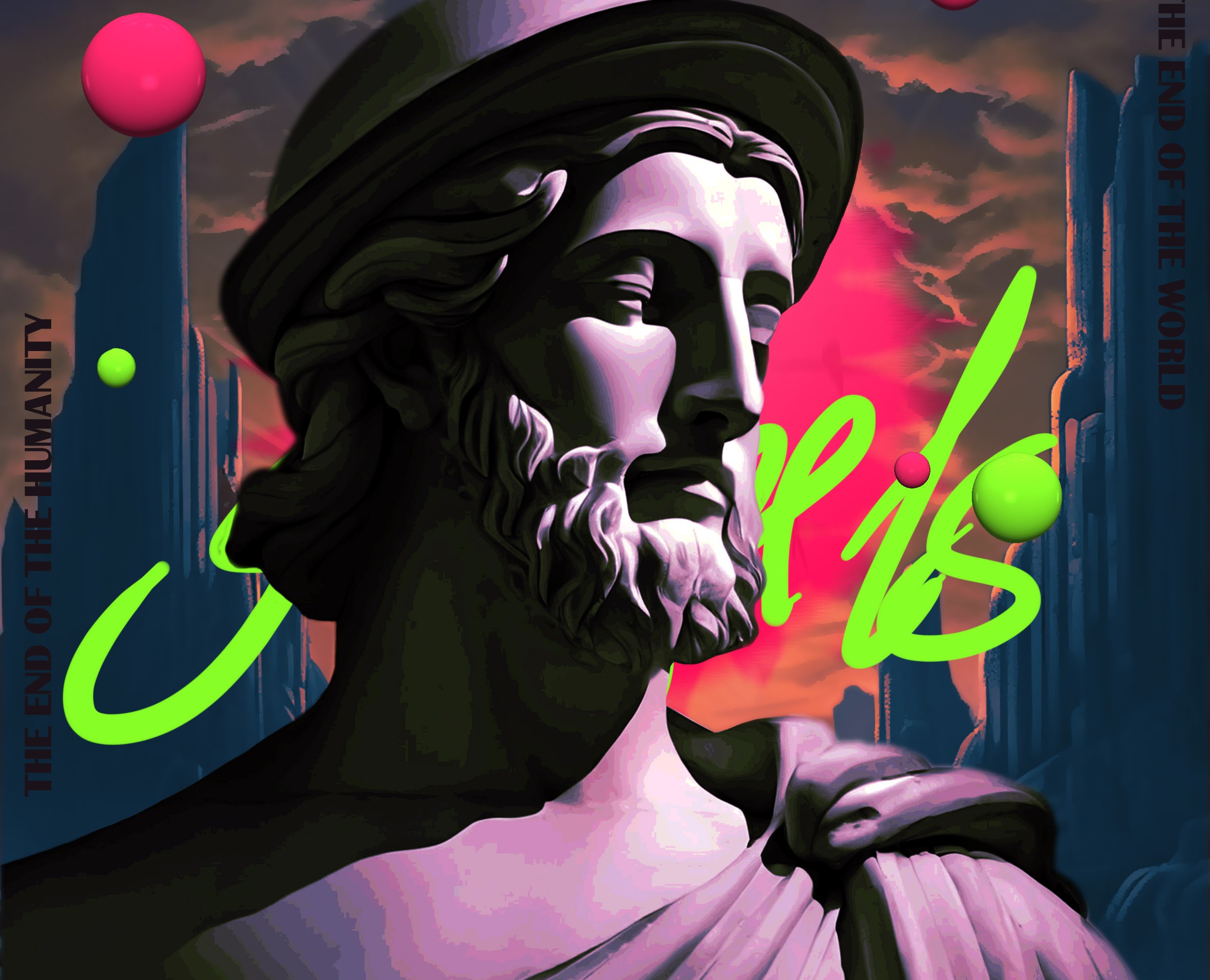 Плакат на тему "Постапокалиптический мир Дедала и Икара" — Графика на Dprofile