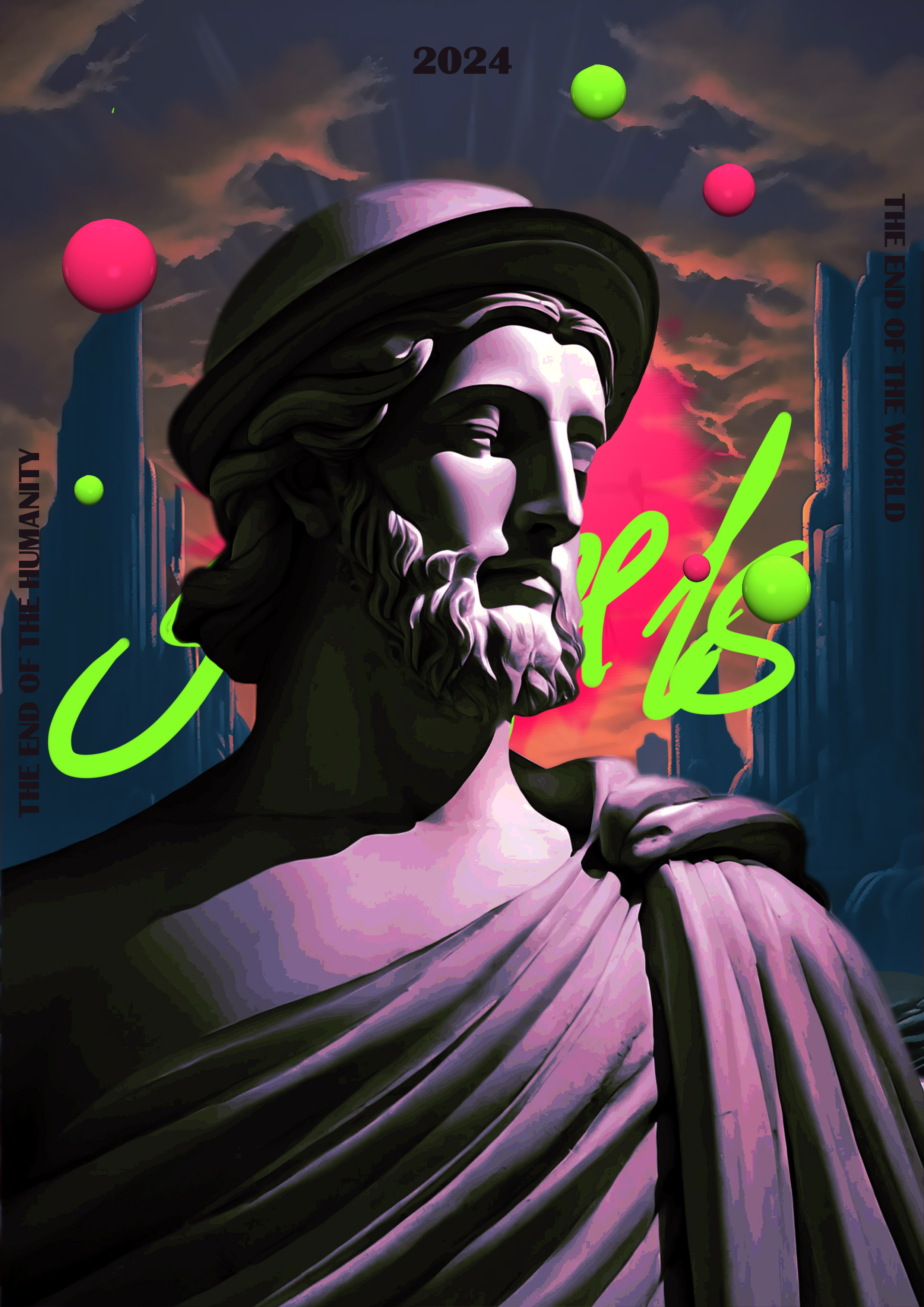 Плакат на тему "Постапокалиптический мир Дедала и Икара" — Изображение №1 — Графика на Dprofile