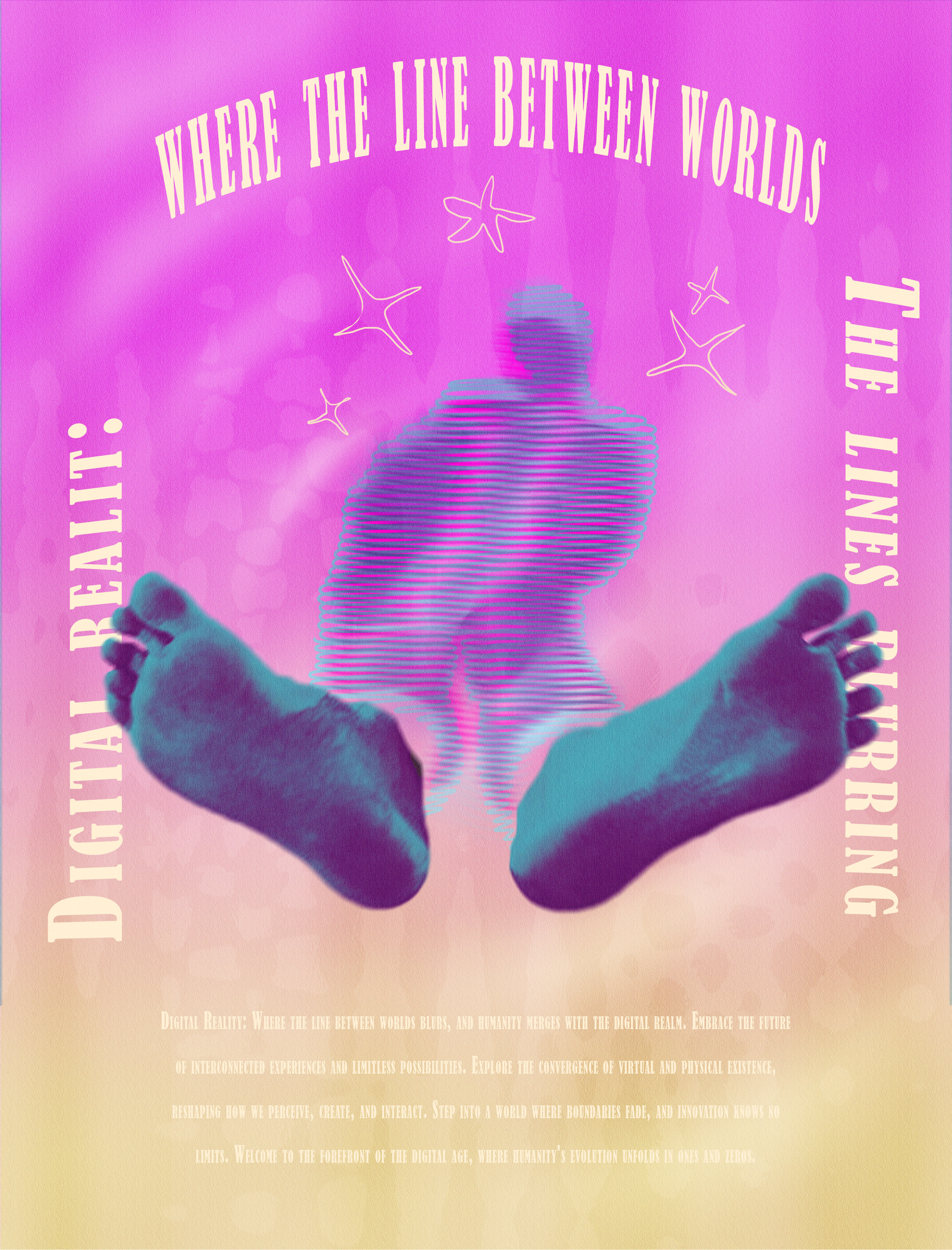 Цифровой Оазис: Там, где границы исчезают — Изображение №1 — Графика на Dprofile