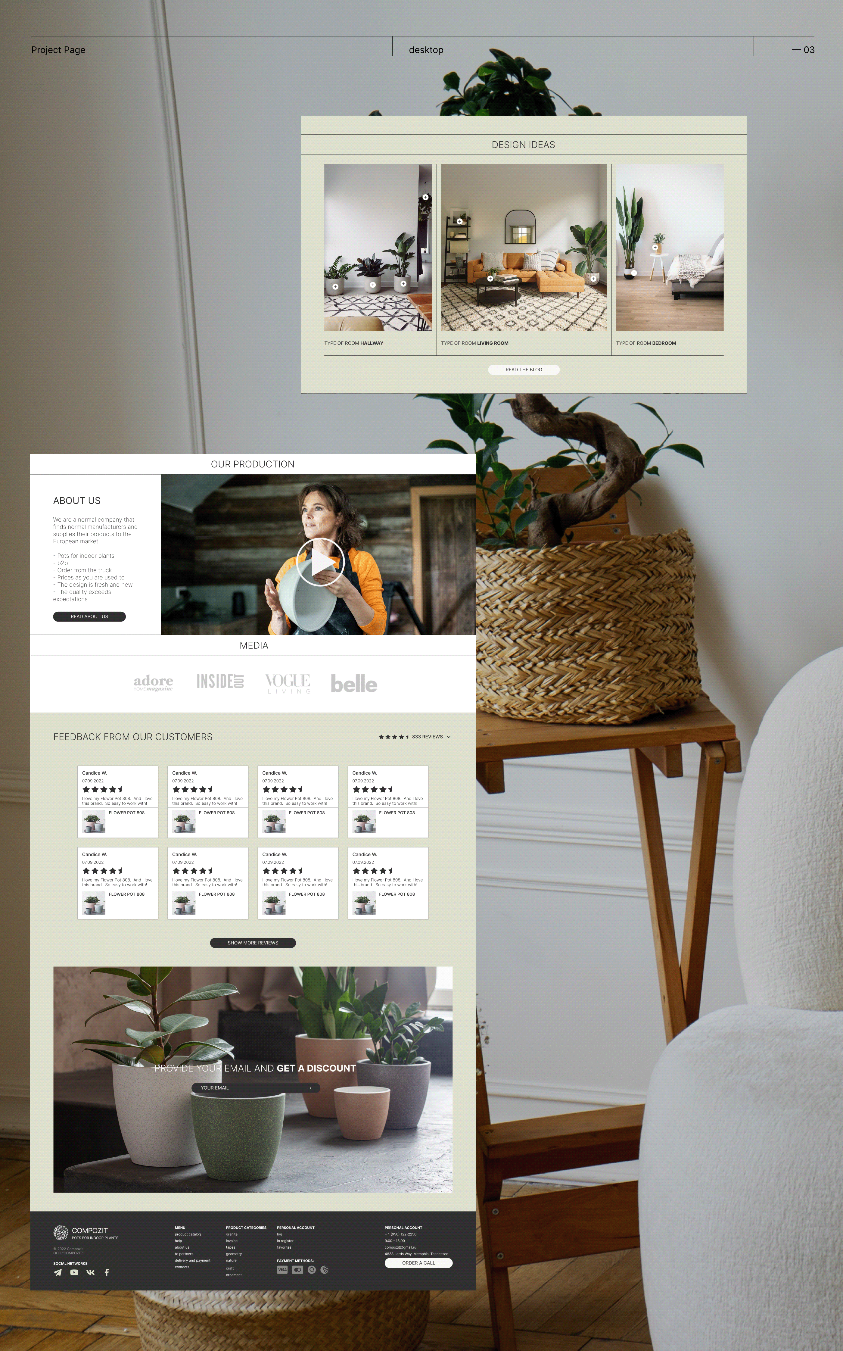 Compozit - Сайт для оптовых продаж — Изображение №5 — Интерфейсы на Dprofile