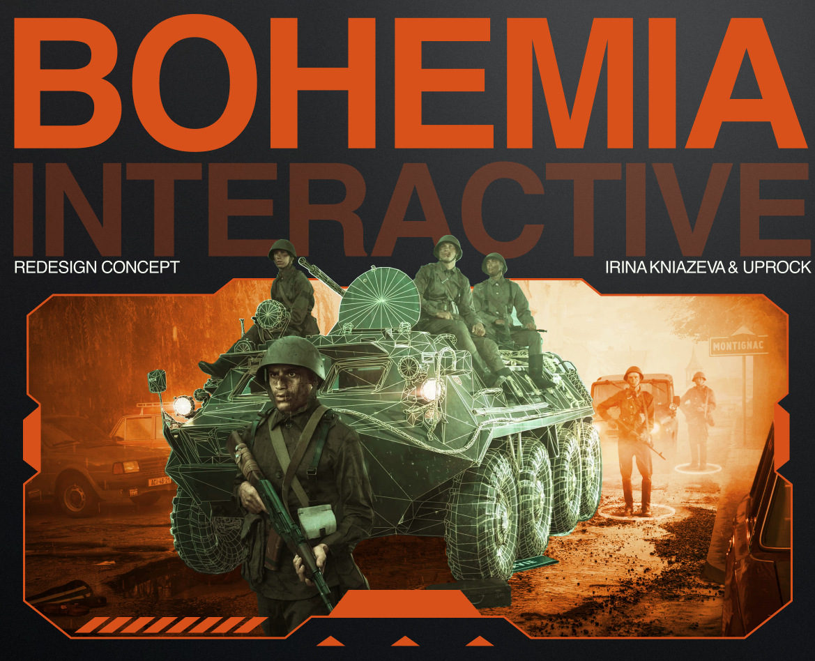 Bohemia Interactive | Redesign website concept — Интерфейсы на Dprofile