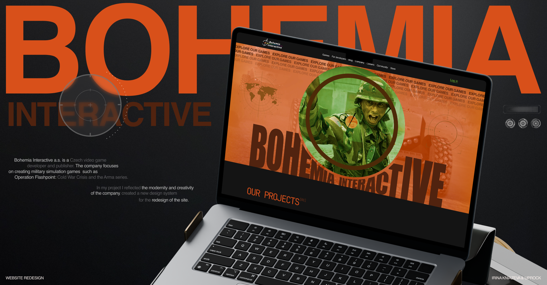 Bohemia Interactive | Redesign website concept — Изображение №1 — Интерфейсы на Dprofile