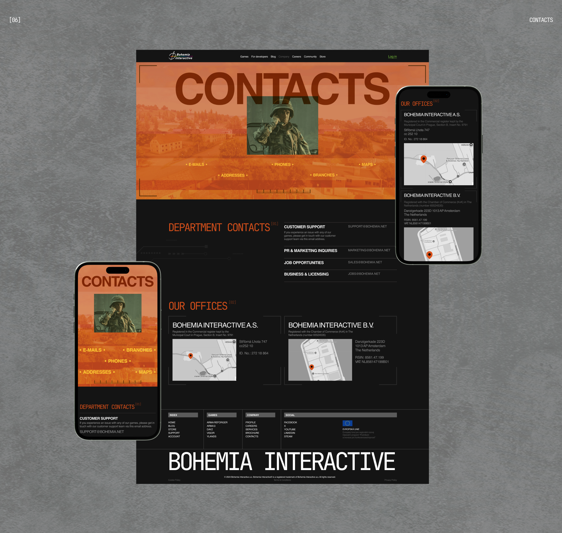 Bohemia Interactive | Redesign website concept — Изображение №11 — Интерфейсы на Dprofile