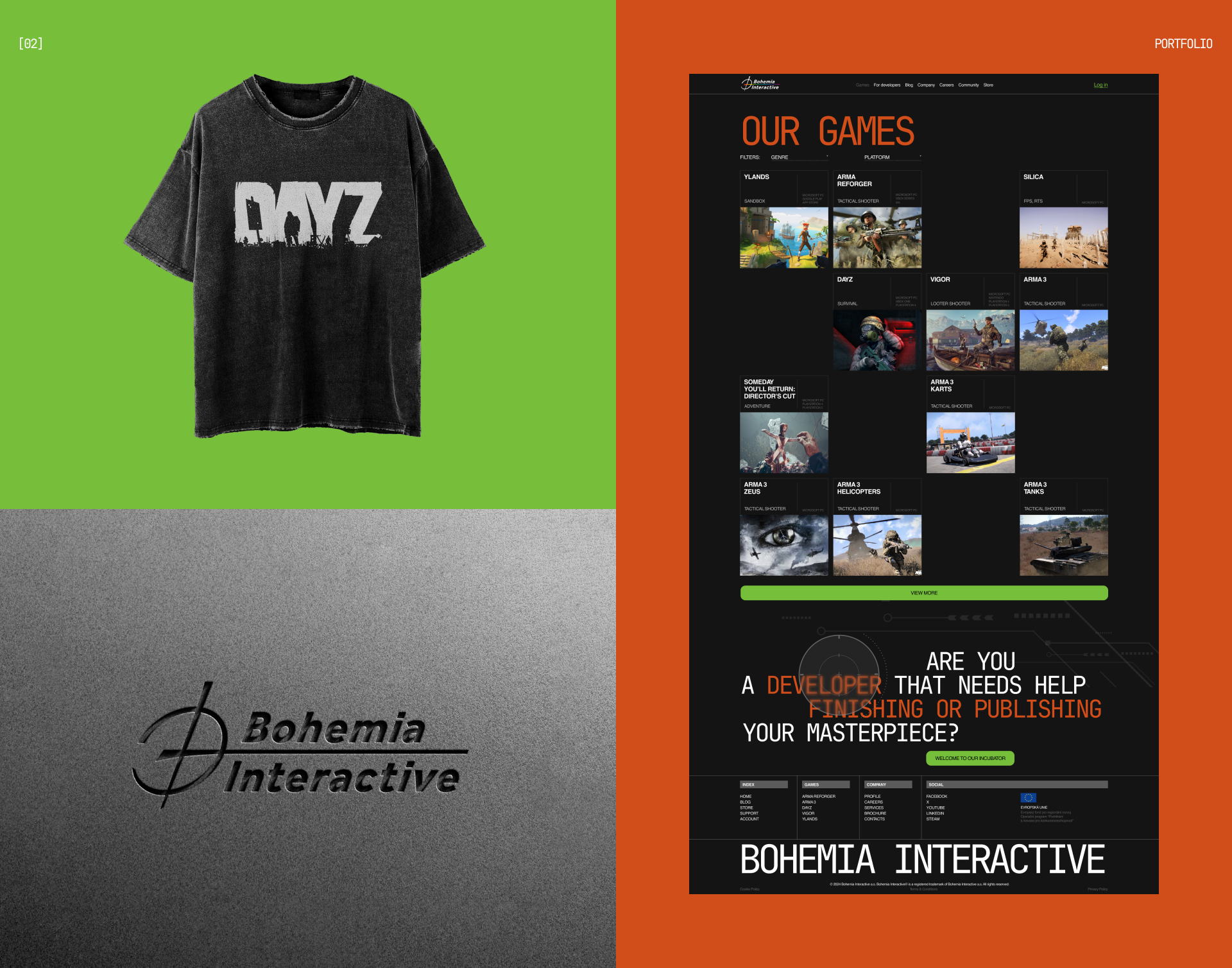Bohemia Interactive | Redesign website concept — Изображение №3 — Интерфейсы на Dprofile