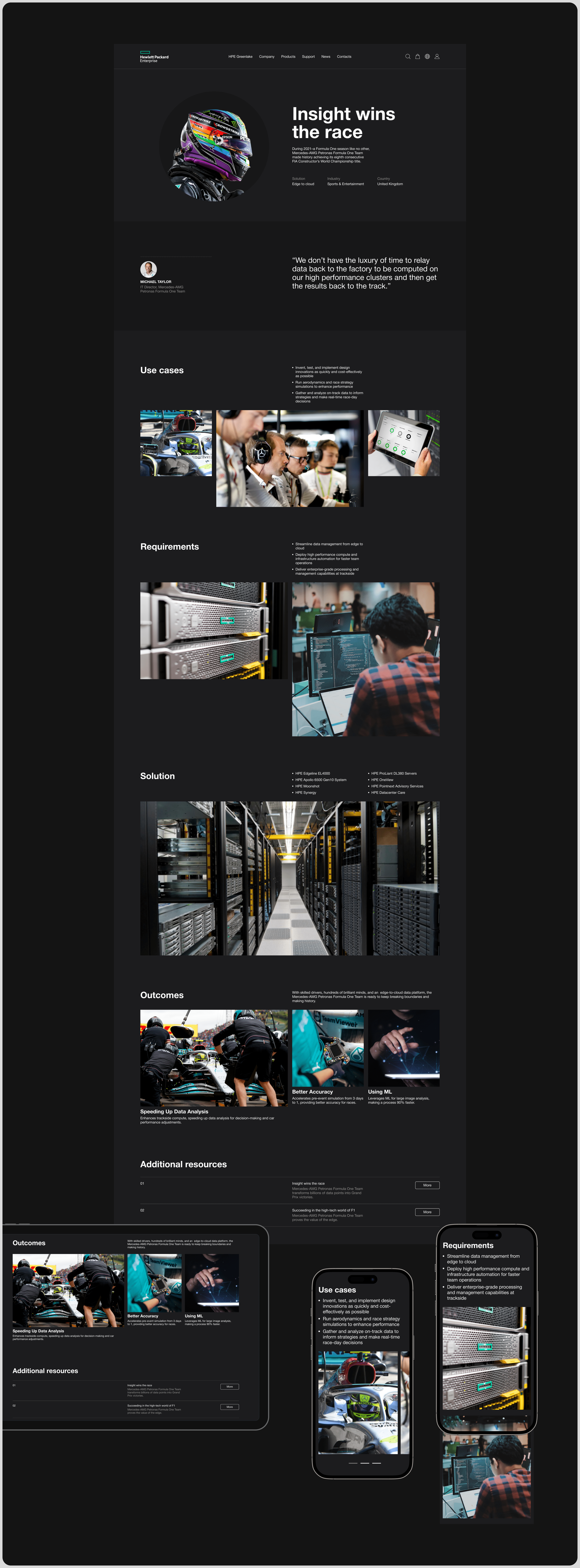 Hewlett Packard Enterprise/ Redesign concept — Изображение №9 — Интерфейсы, Анимация на Dprofile
