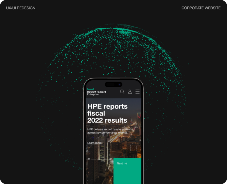 Hewlett Packard Enterprise/ Redesign concept — Интерфейсы, Анимация на Dprofile