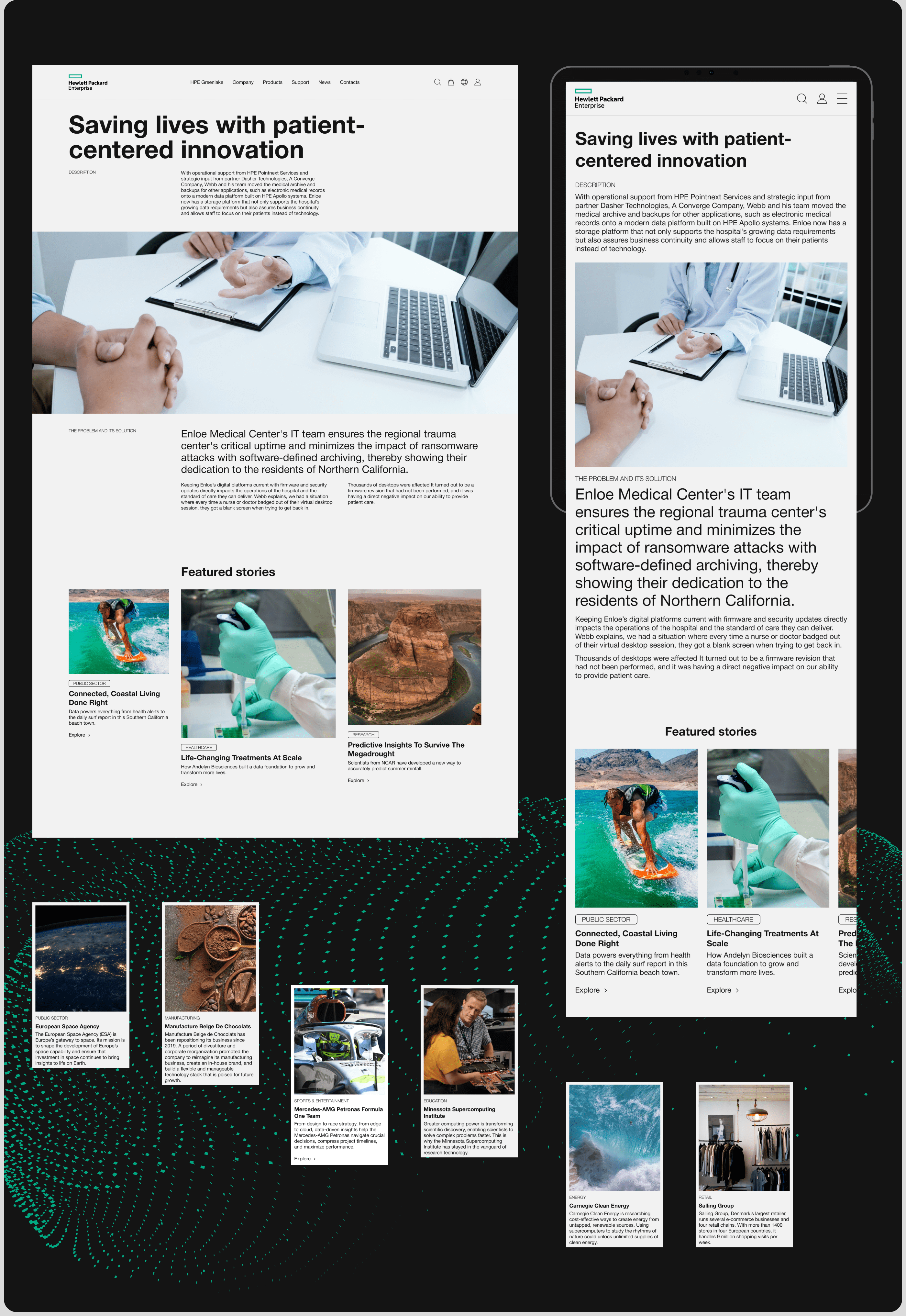 Hewlett Packard Enterprise/ Redesign concept — Изображение №8 — Интерфейсы, Анимация на Dprofile