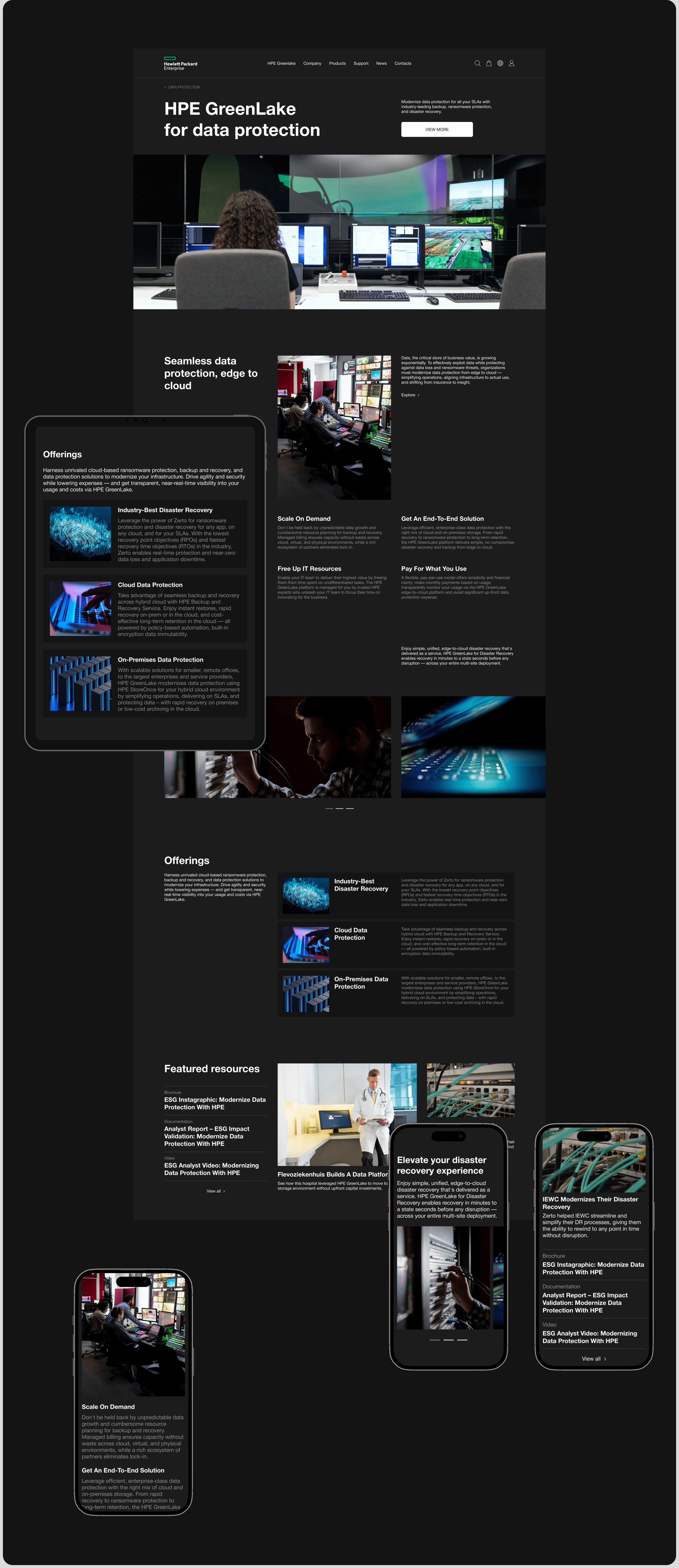 Hewlett Packard Enterprise/ Redesign concept — Изображение №6 — Интерфейсы, Анимация на Dprofile