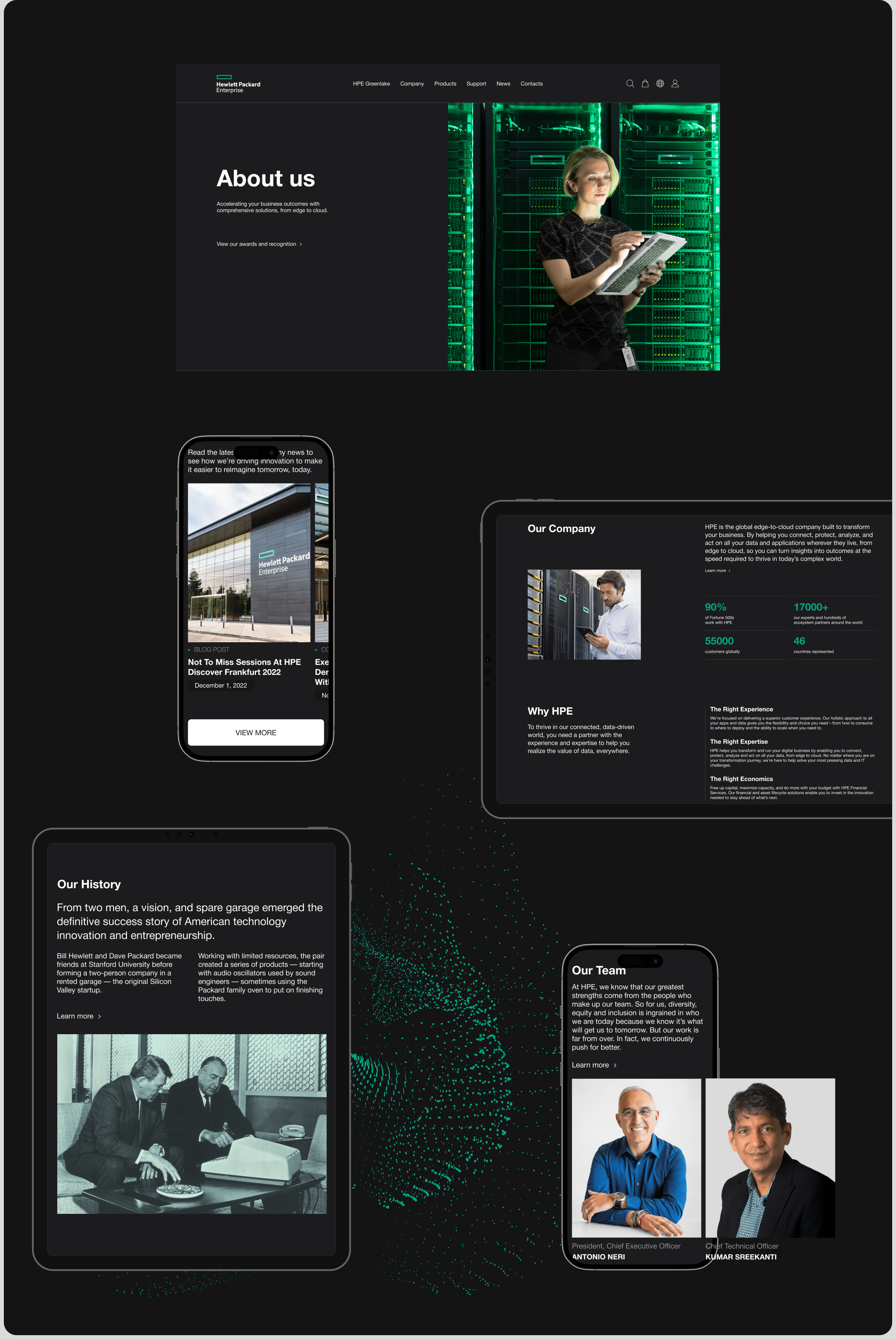 Hewlett Packard Enterprise/ Redesign concept — Изображение №4 — Интерфейсы, Анимация на Dprofile