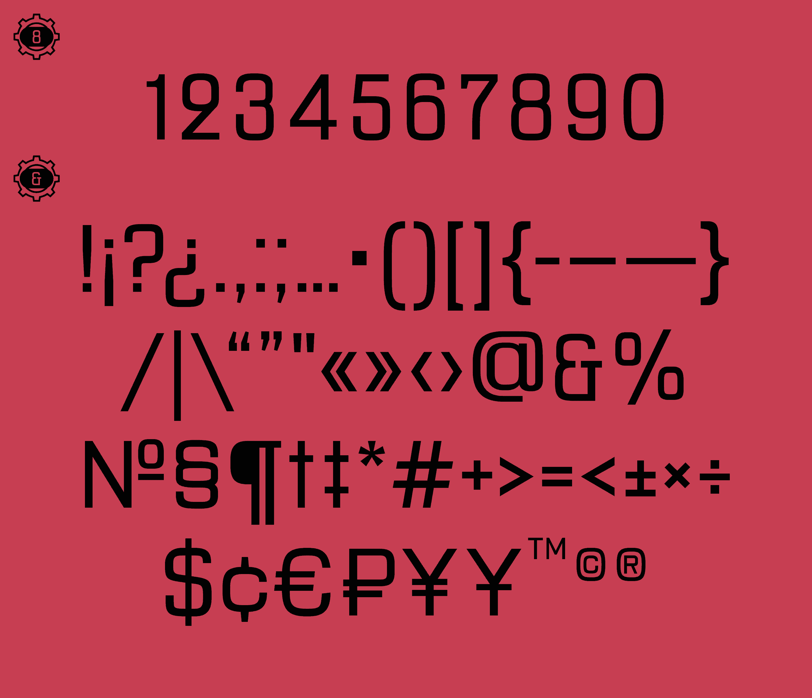 AM-24 Rubleny Typeface — Изображение №20 — Графика на Dprofile