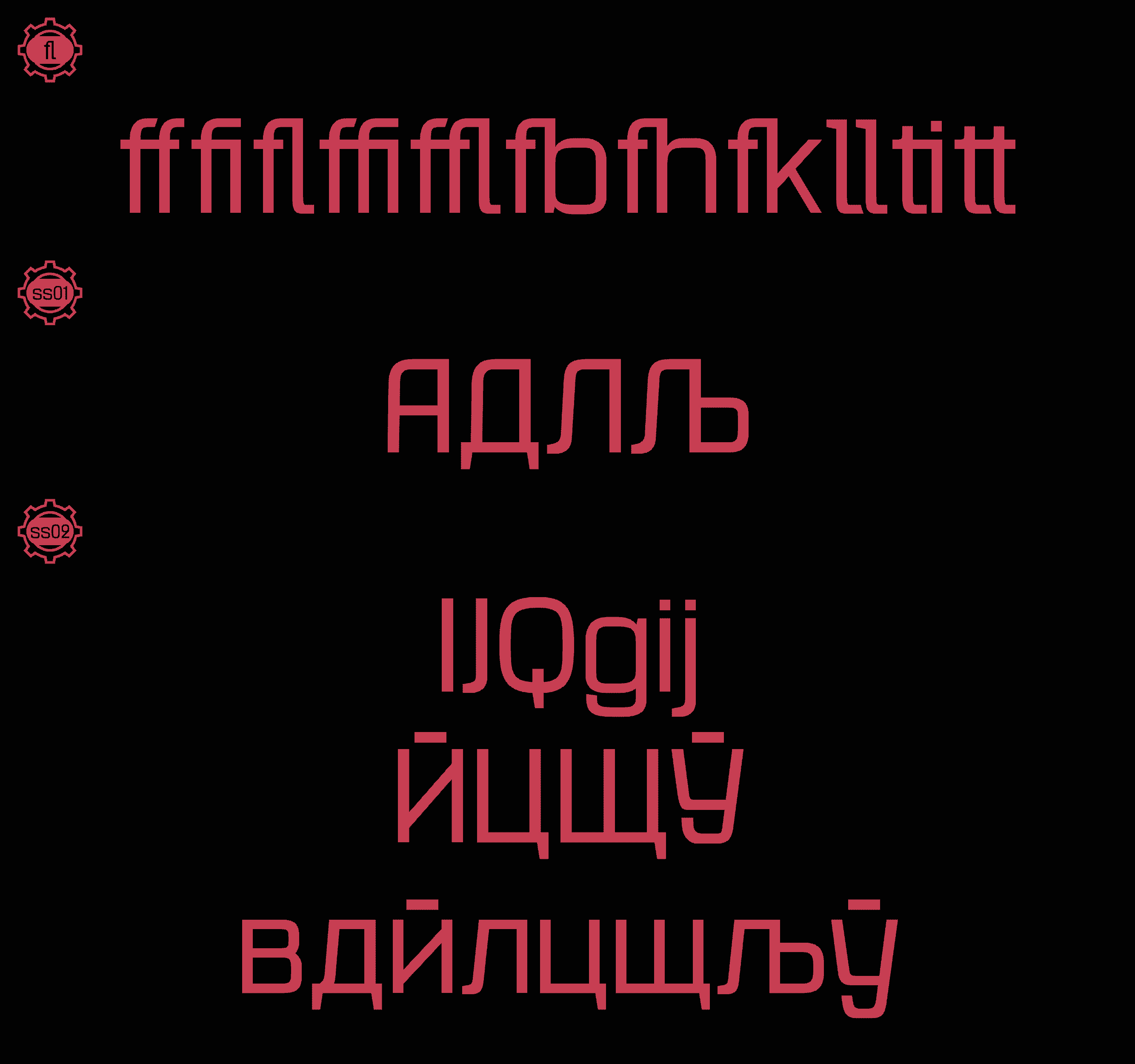 AM-24 Rubleny Typeface — Изображение №21 — Графика на Dprofile