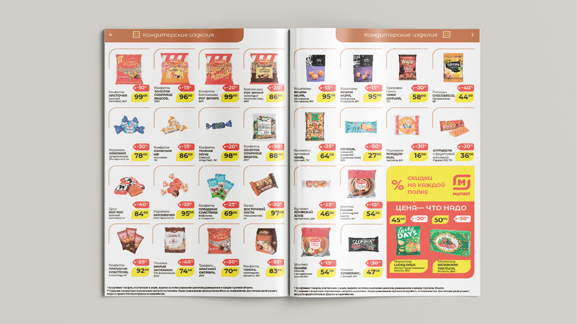 Верстка каталога сети магазинов "Магнит" — Изображение №5 — Графика, Маркетинг на Dprofile
