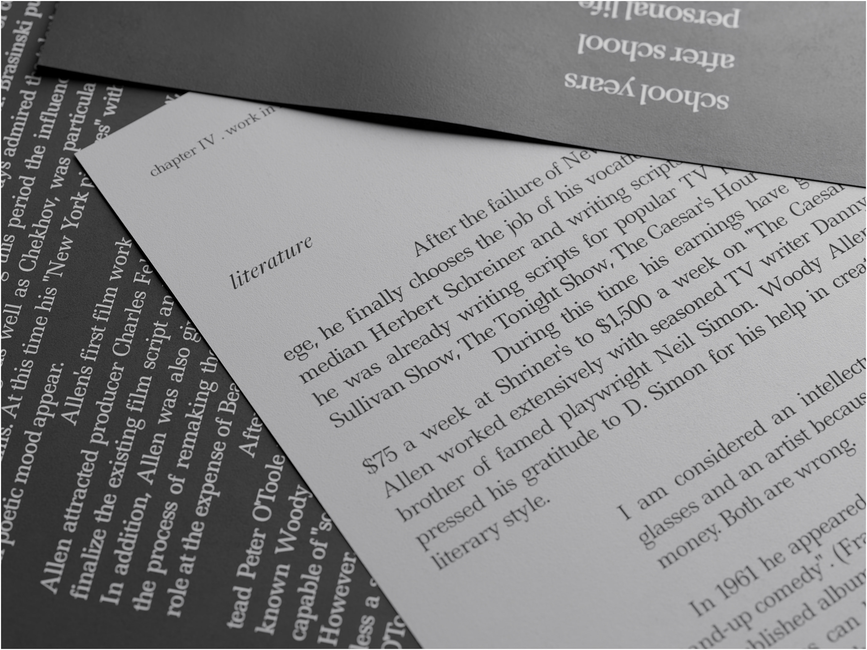 Woody Allen book — Изображение №15 — Графика на Dprofile
