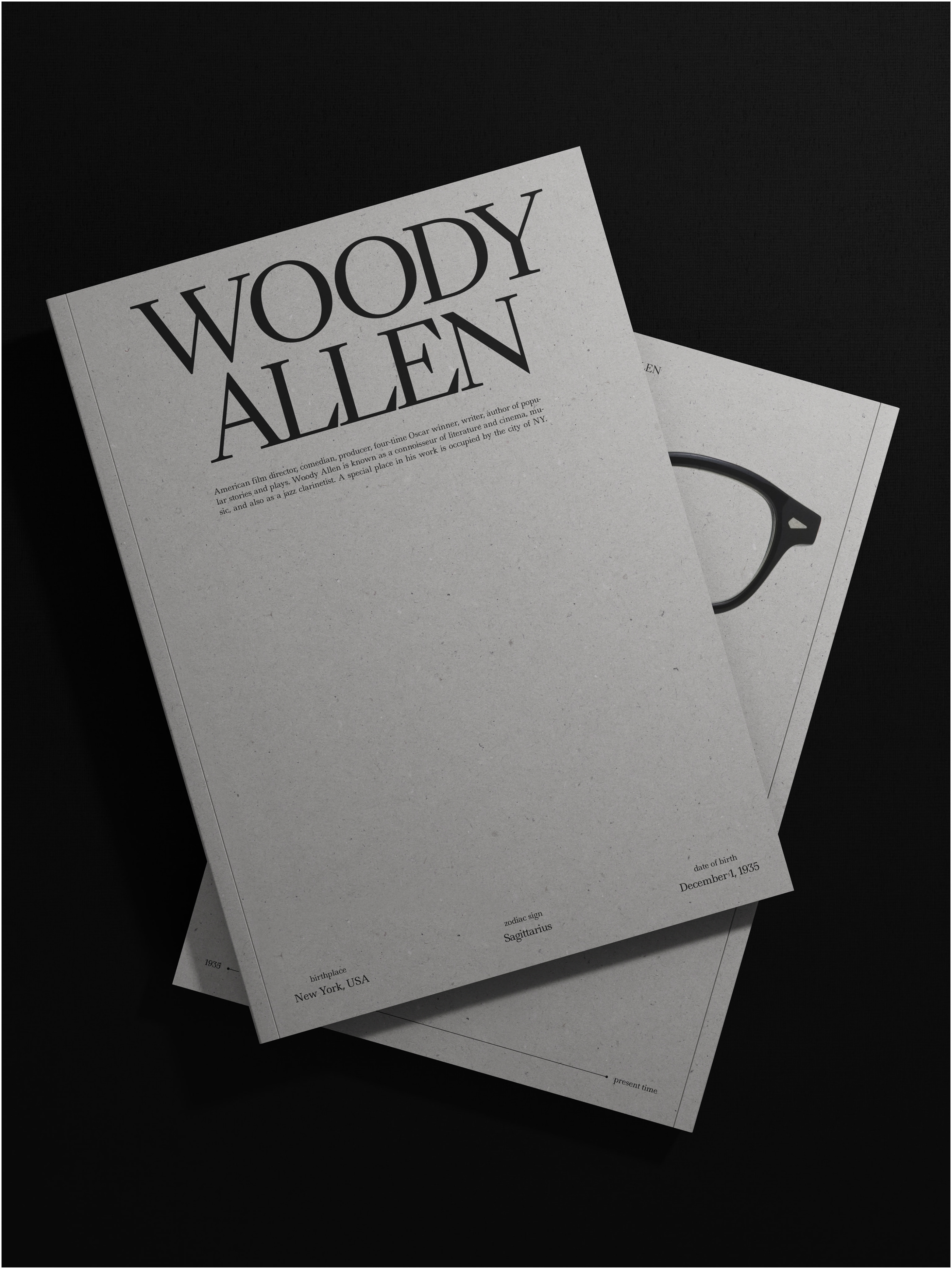 Woody Allen book — Изображение №2 — Графика на Dprofile