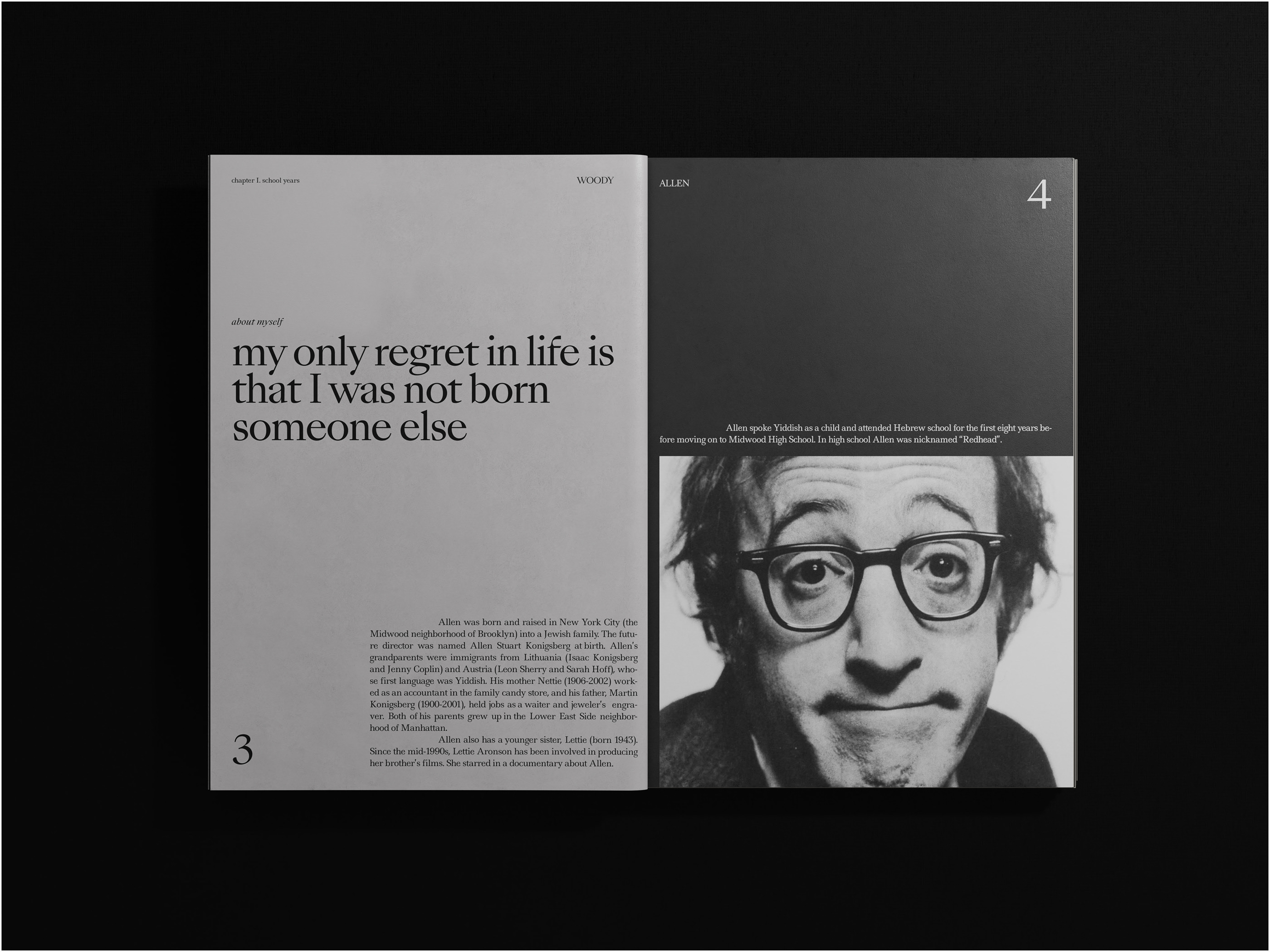 Woody Allen book — Изображение №4 — Графика на Dprofile