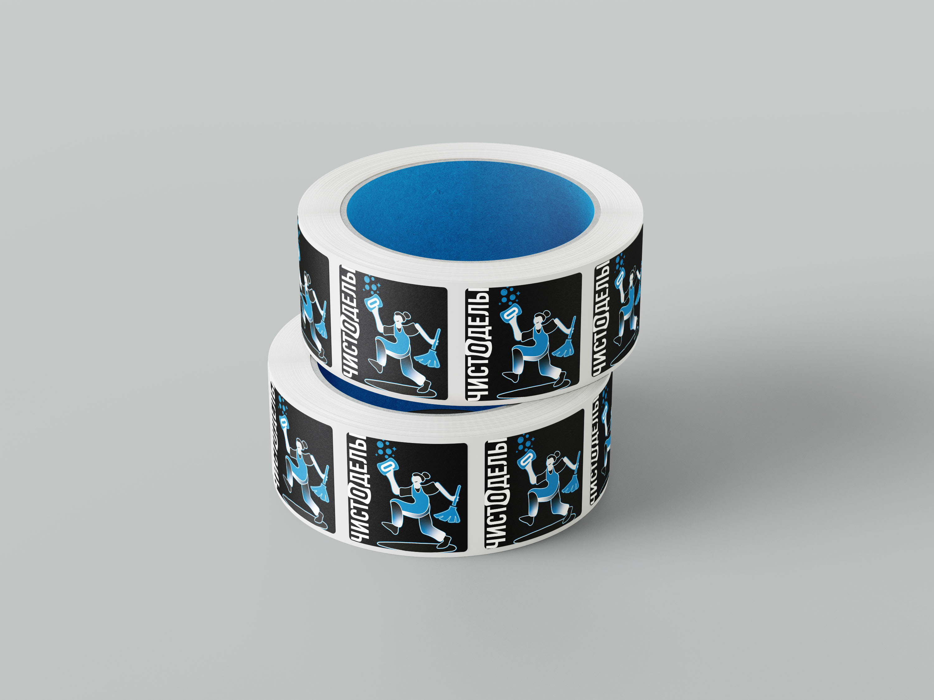 Разработка элементов фирменного стиля для "Чистоделов" — Изображение №3 — Брендинг на Dprofile