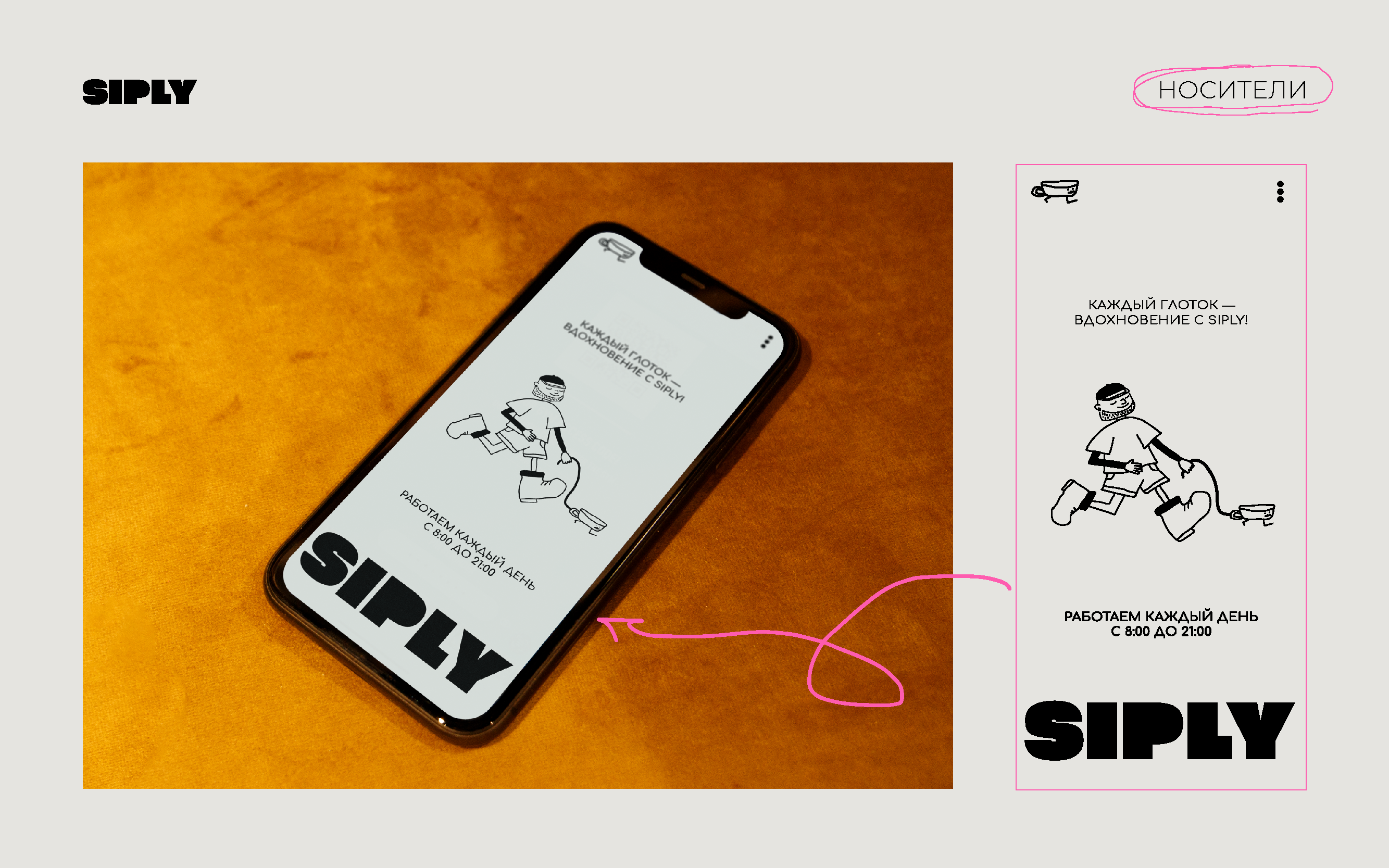 КОФЕЙНЯ "SIPLY" — Изображение №15 — Интерфейсы, Брендинг на Dprofile