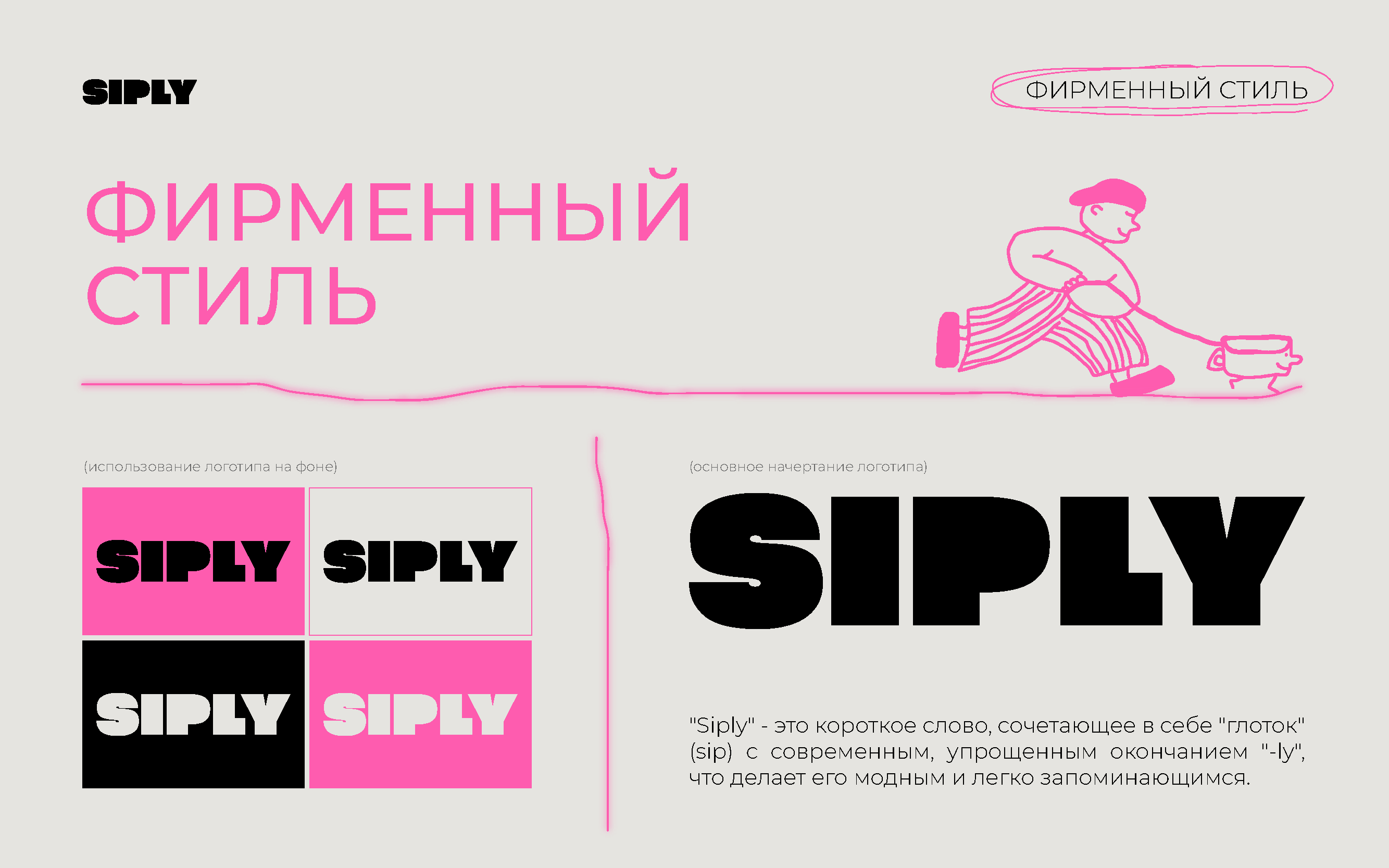 КОФЕЙНЯ "SIPLY" — Изображение №4 — Интерфейсы, Брендинг на Dprofile