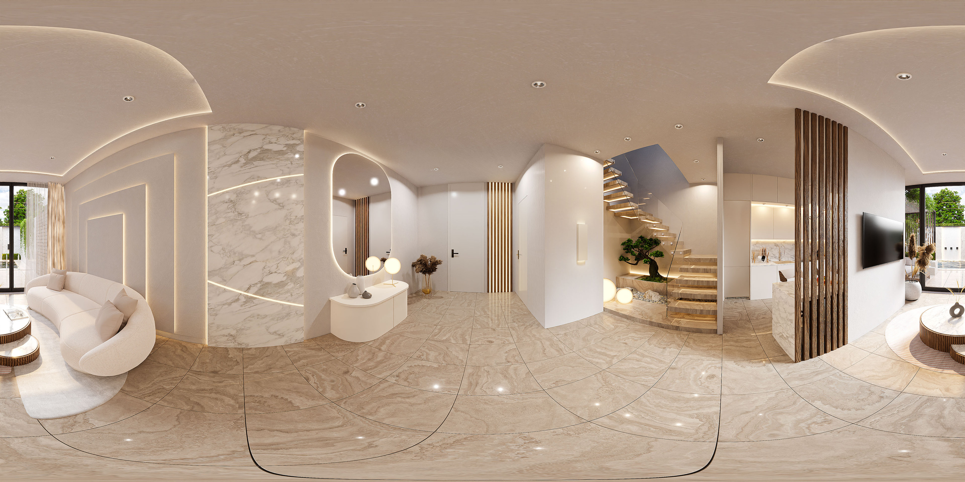 Design of a townhouse in the Dominican Republic V3 — Изображение №7 — Графика, 3D на Dprofile