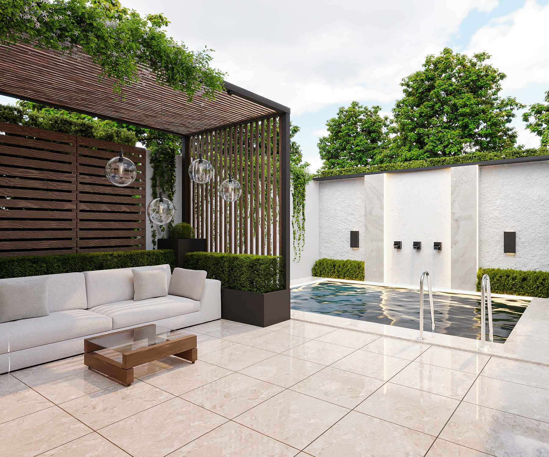 Design of a townhouse in the Dominican Republic V3 — Изображение №6 — Графика, 3D на Dprofile