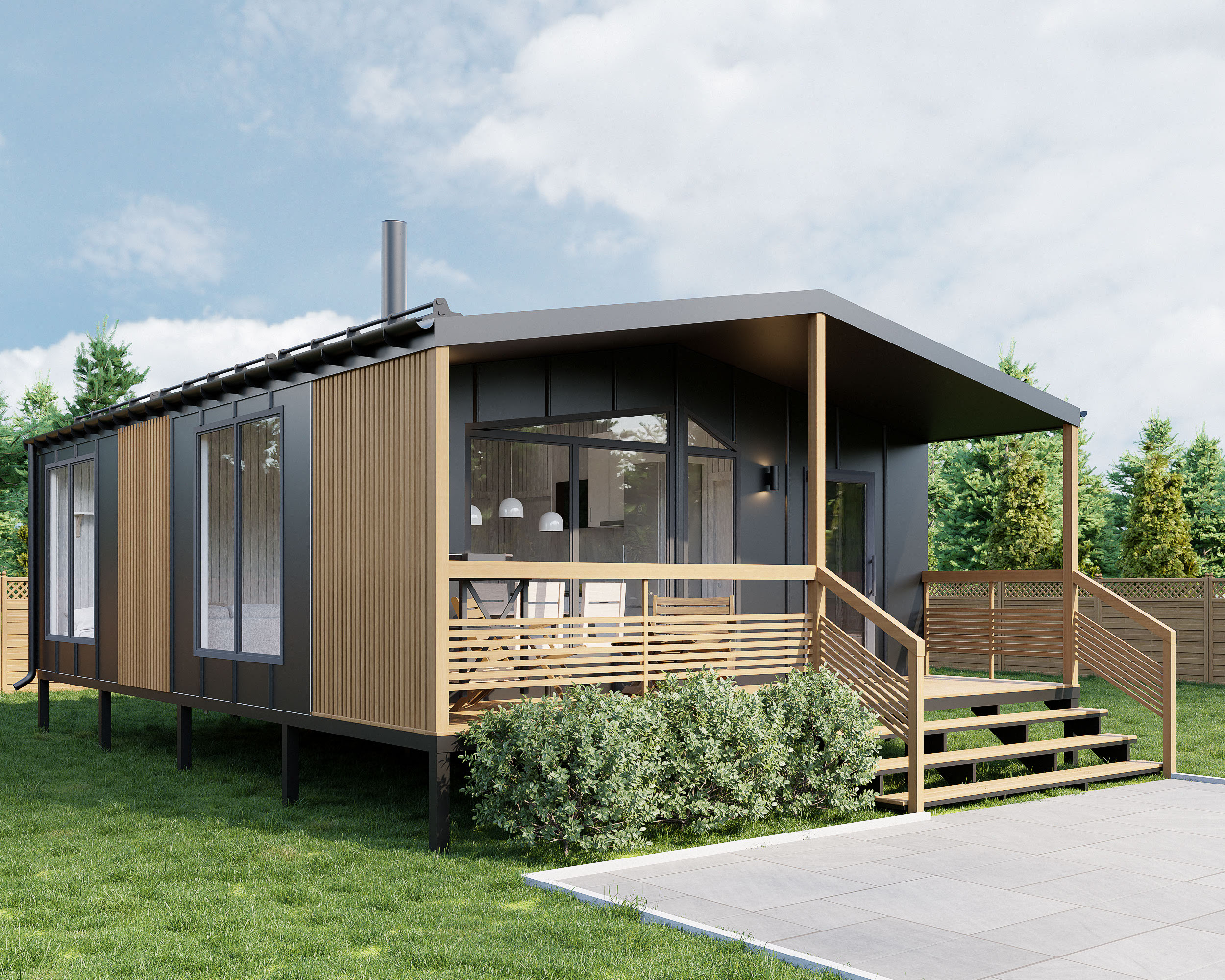 MODULAR HOUSE V1 — Изображение №2 — Графика, 3D на Dprofile