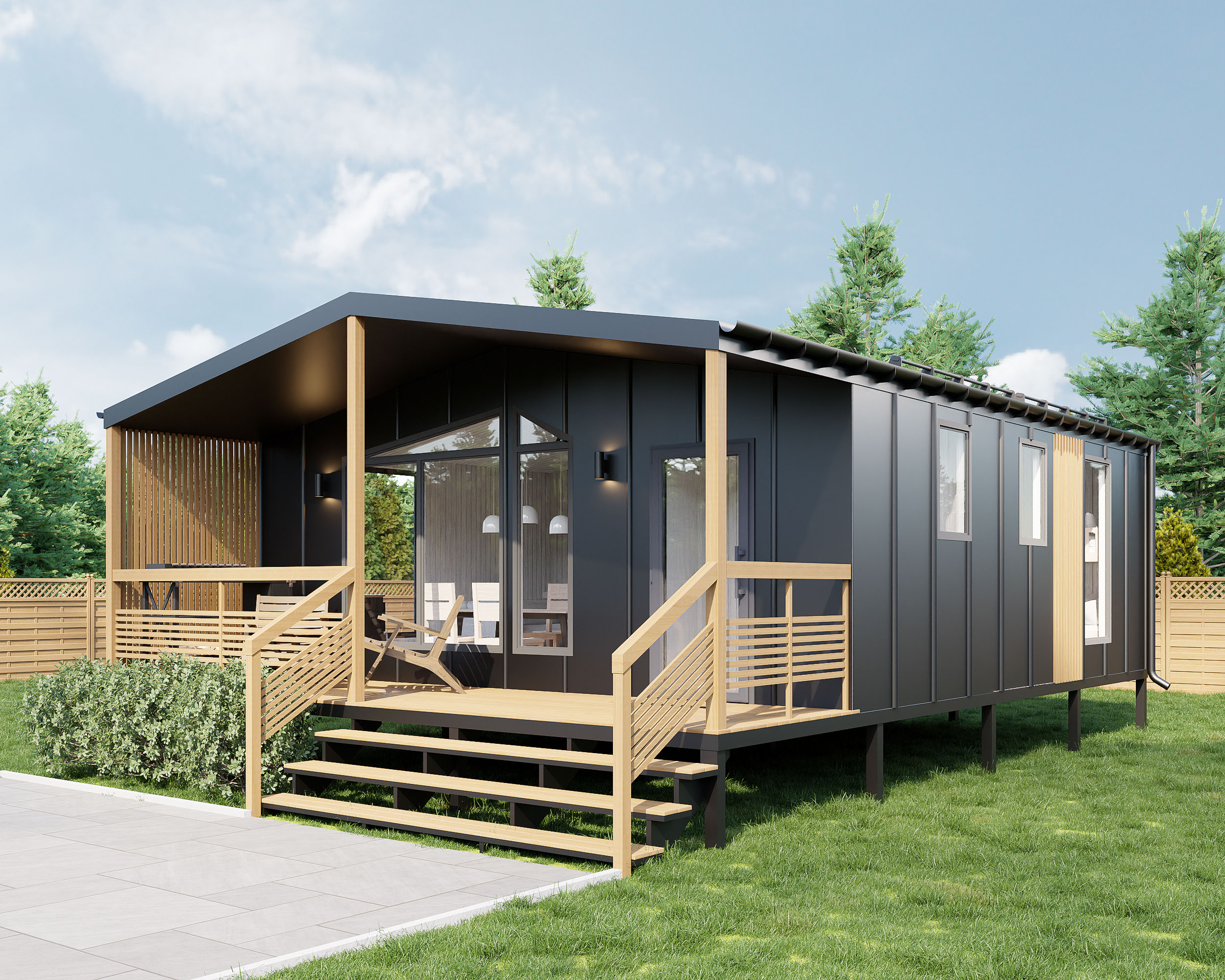 MODULAR HOUSE V1 — Изображение №3 — Графика, 3D на Dprofile