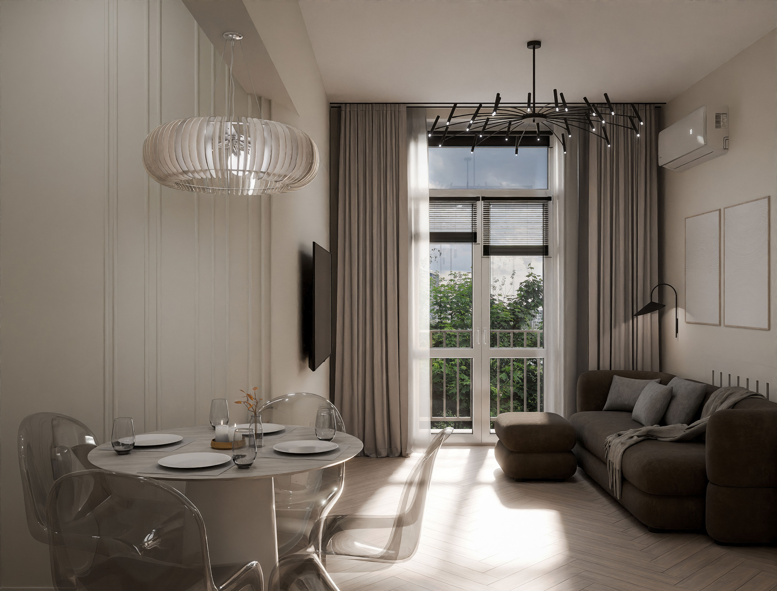 modern japandi interior visualization — Изображение №9 — Графика, 3D на Dprofile
