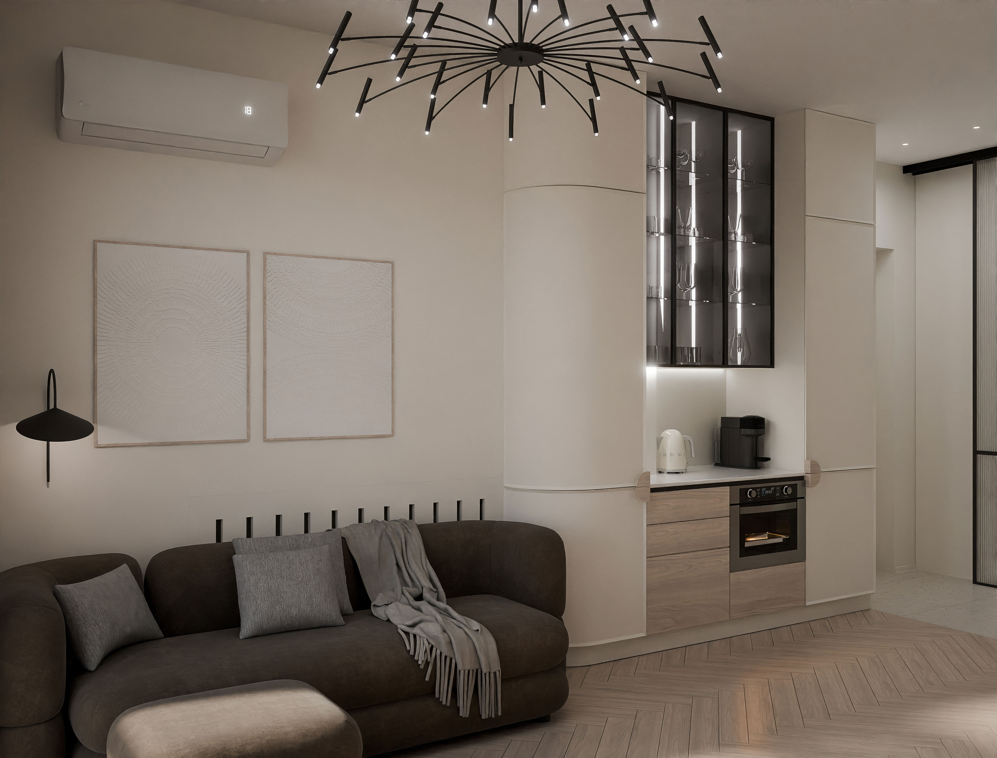 modern japandi interior visualization — Изображение №6 — Графика, 3D на Dprofile