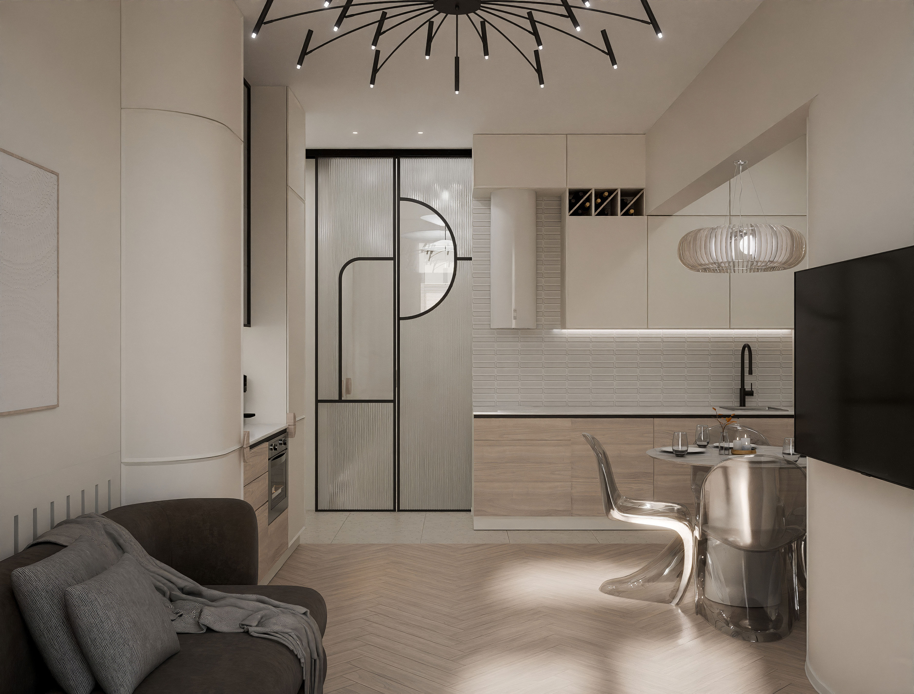 modern japandi interior visualization — Изображение №5 — Графика, 3D на Dprofile