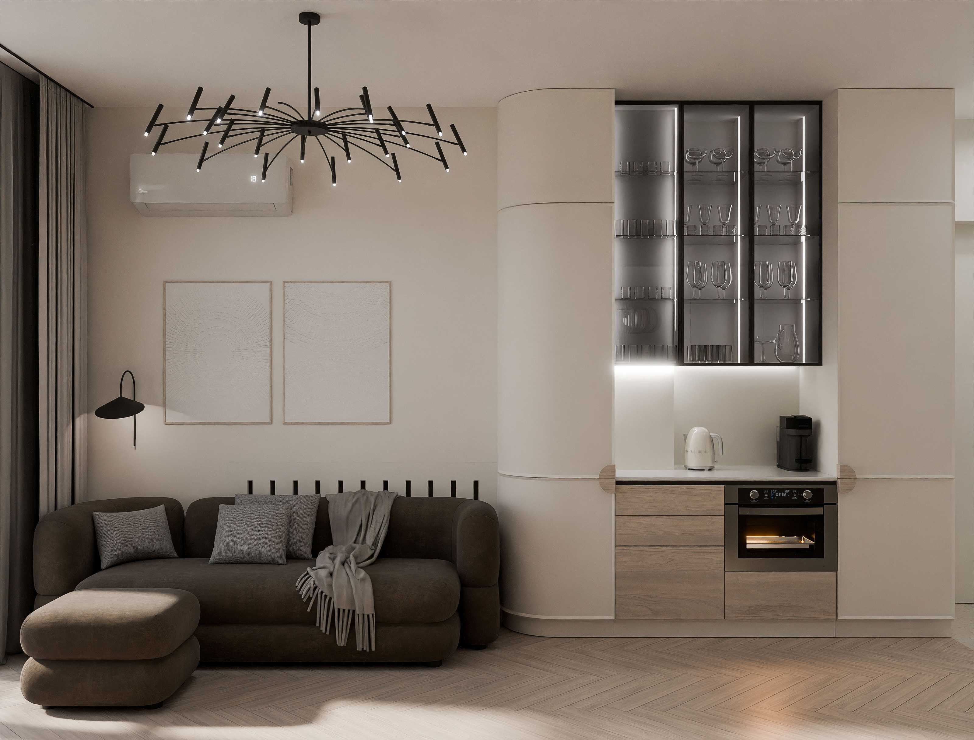modern japandi interior visualization — Изображение №4 — Графика, 3D на Dprofile