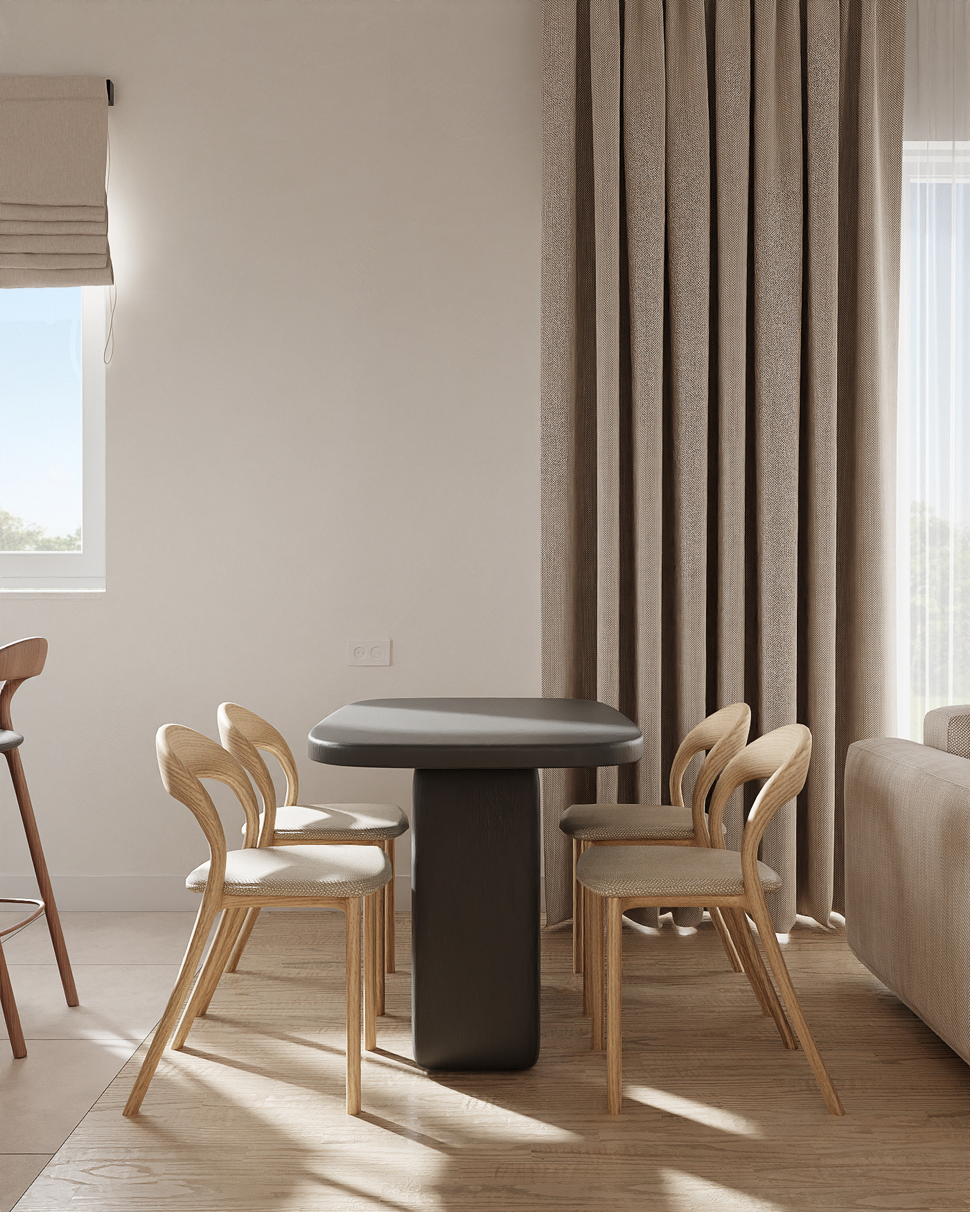 modern cozy house visualization — Изображение №5 — Графика, 3D на Dprofile