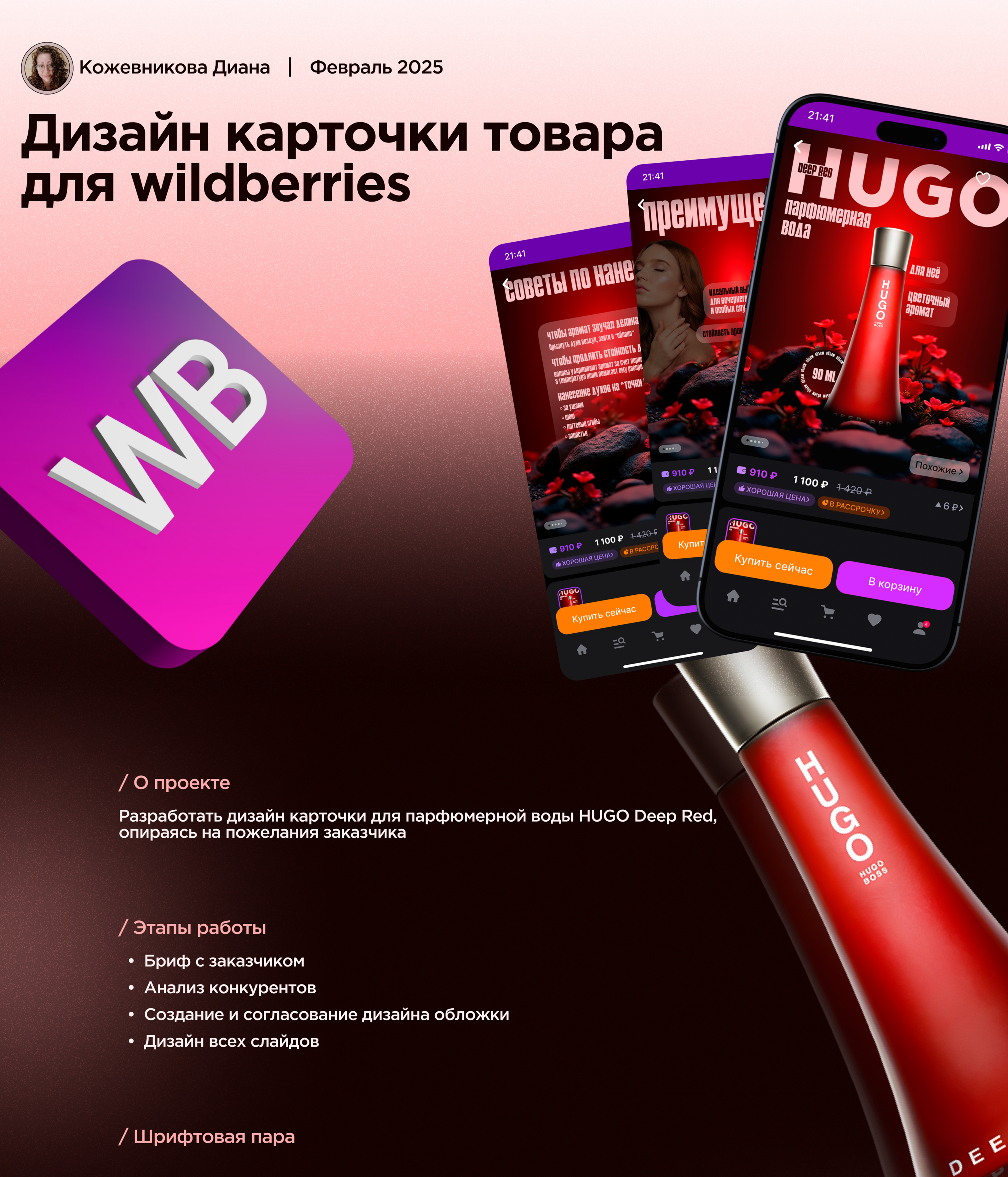 Дизайн карточки товара для Wildberries — Изображение №1 — Графика на Dprofile