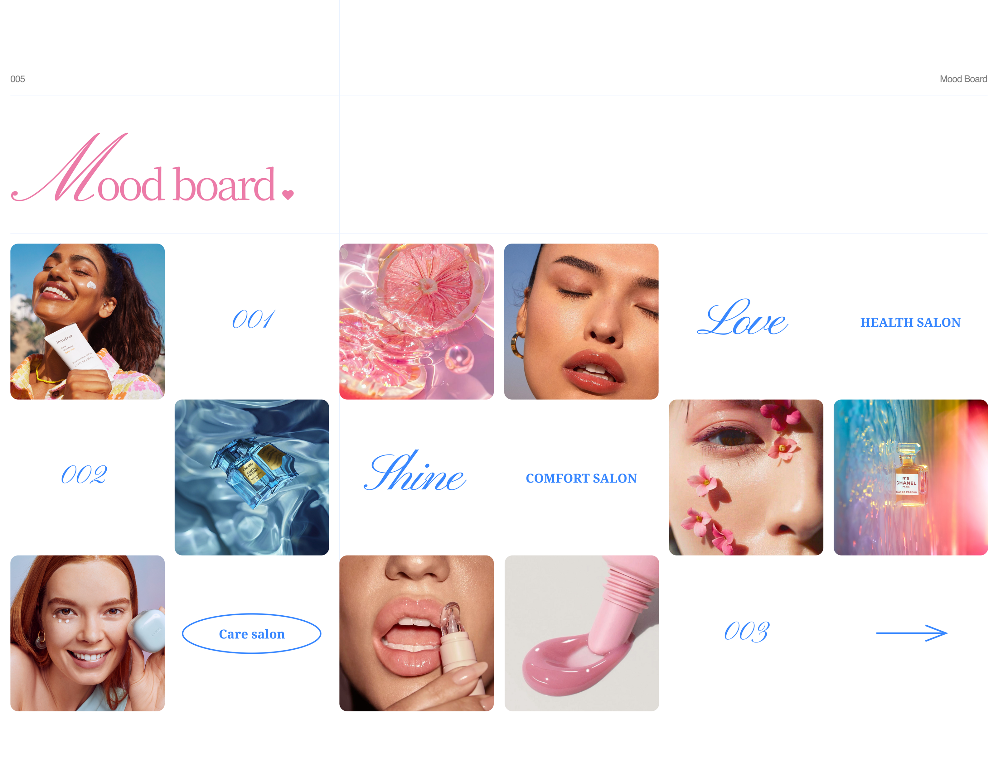 Website for Glow Beauty Salon — Изображение №7 — Интерфейсы, Анимация на Dprofile