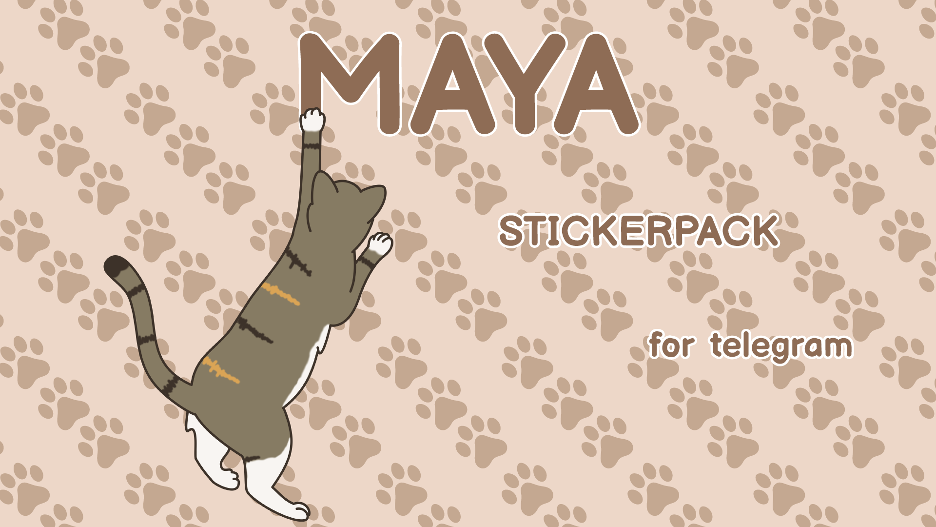 maya stickerpack for telegram — Изображение №1 — Иллюстрация на Dprofile