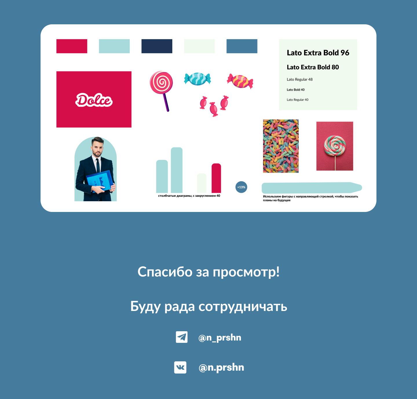 Отчетная презентация Dolce — Изображение №4 — Графика на Dprofile