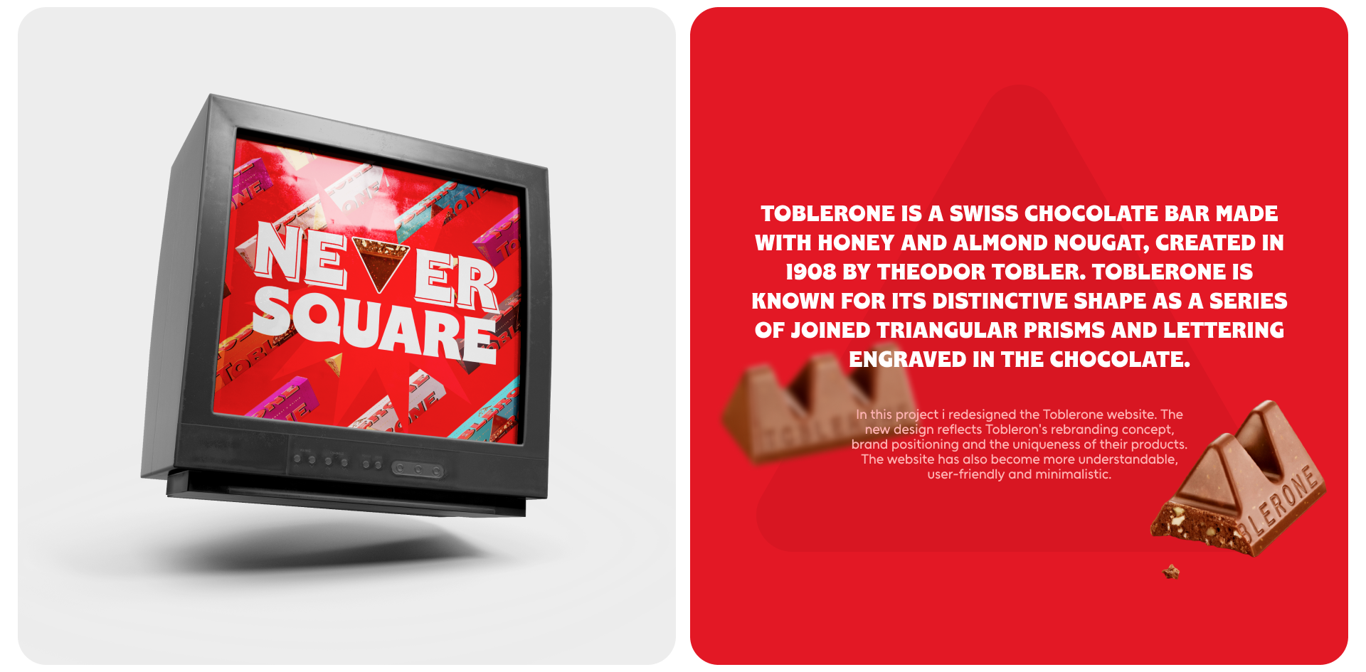 TOBLERONE | Corporate website redesign — Изображение №2 — Интерфейсы на Dprofile