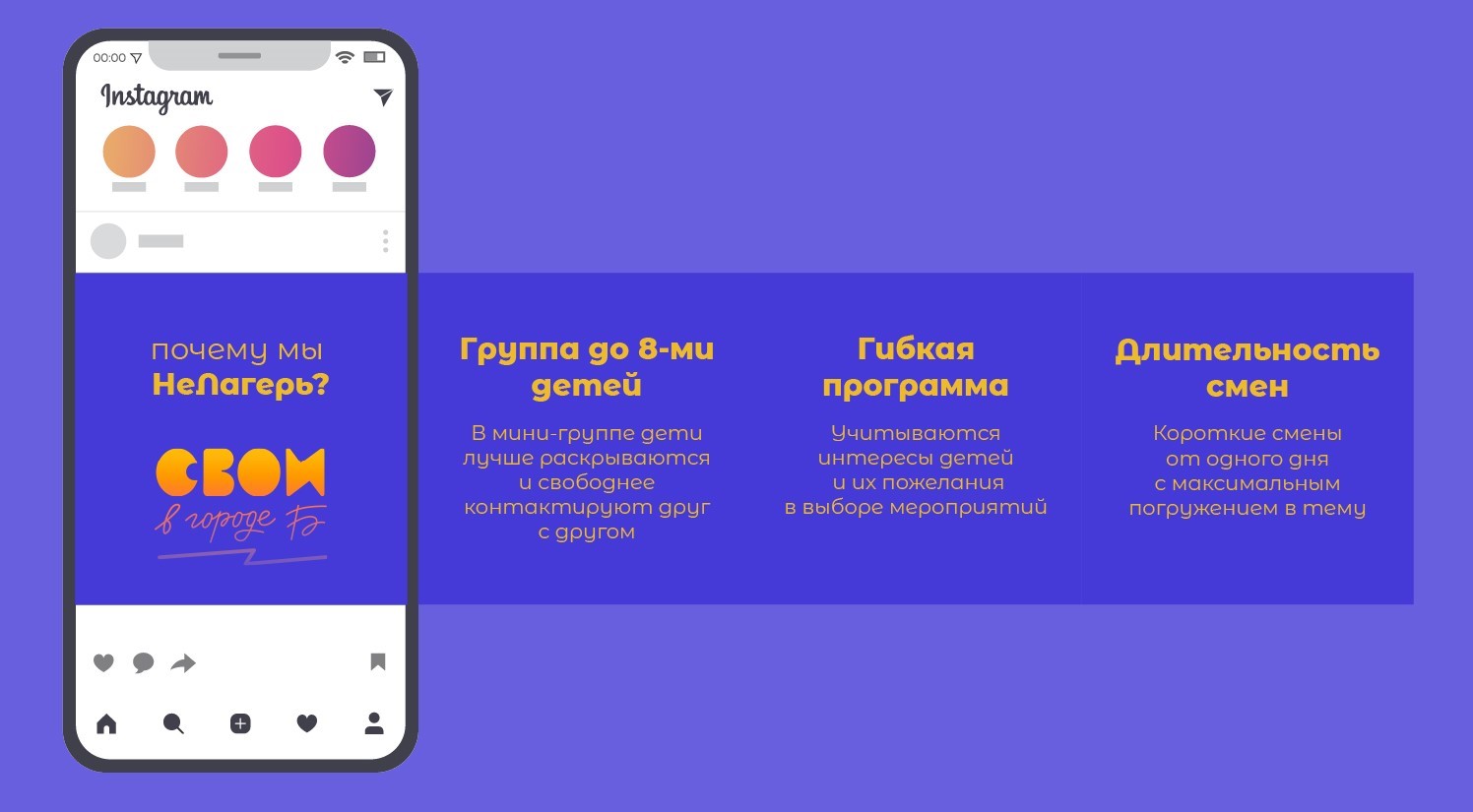 Айдентика для городского НеЛагеря Свои в городе Б — Изображение №4 — Брендинг, Иллюстрация на Dprofile