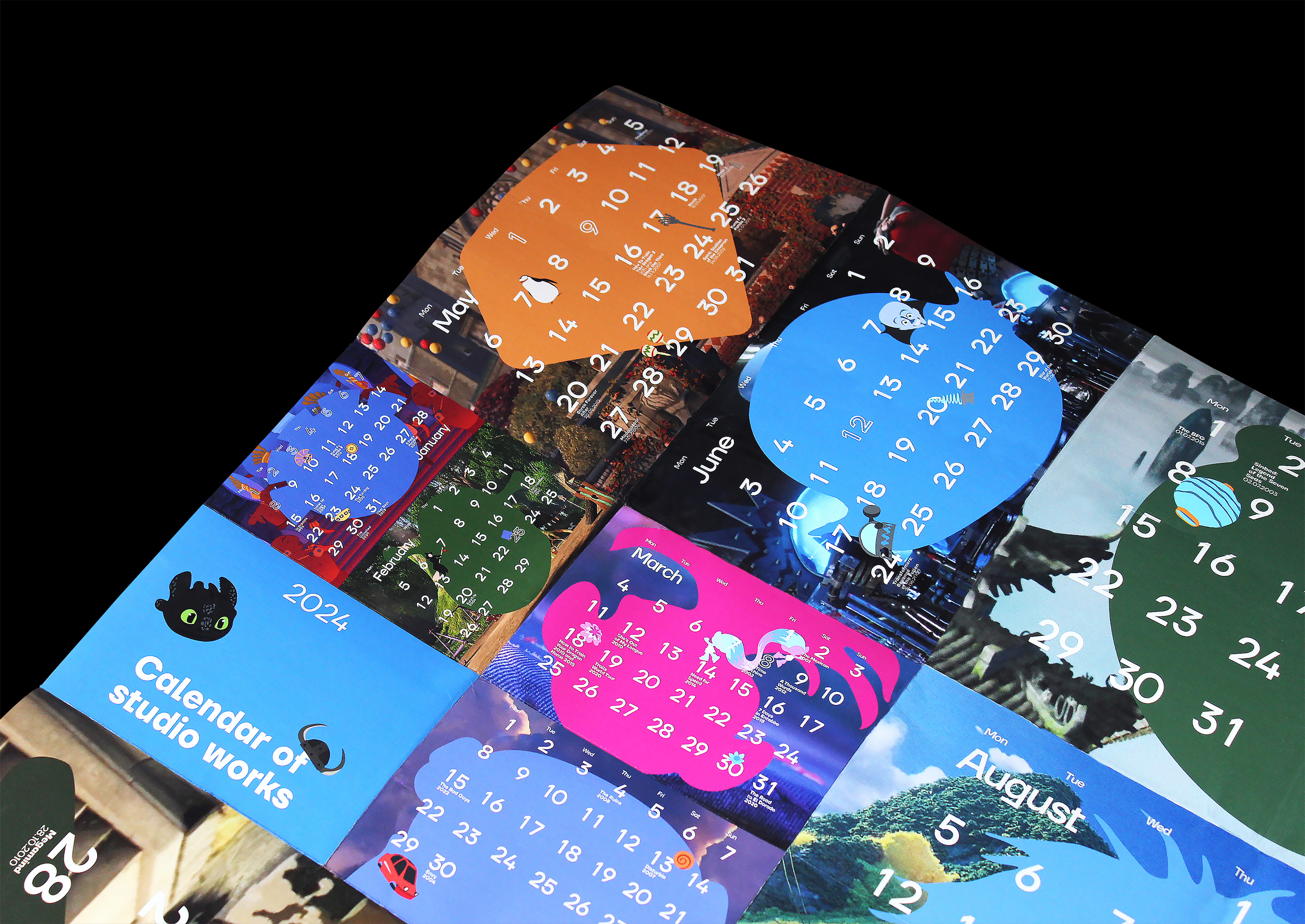 Календарь работ студии DreamWorks — Изображение №2 — Брендинг, Графика на Dprofile