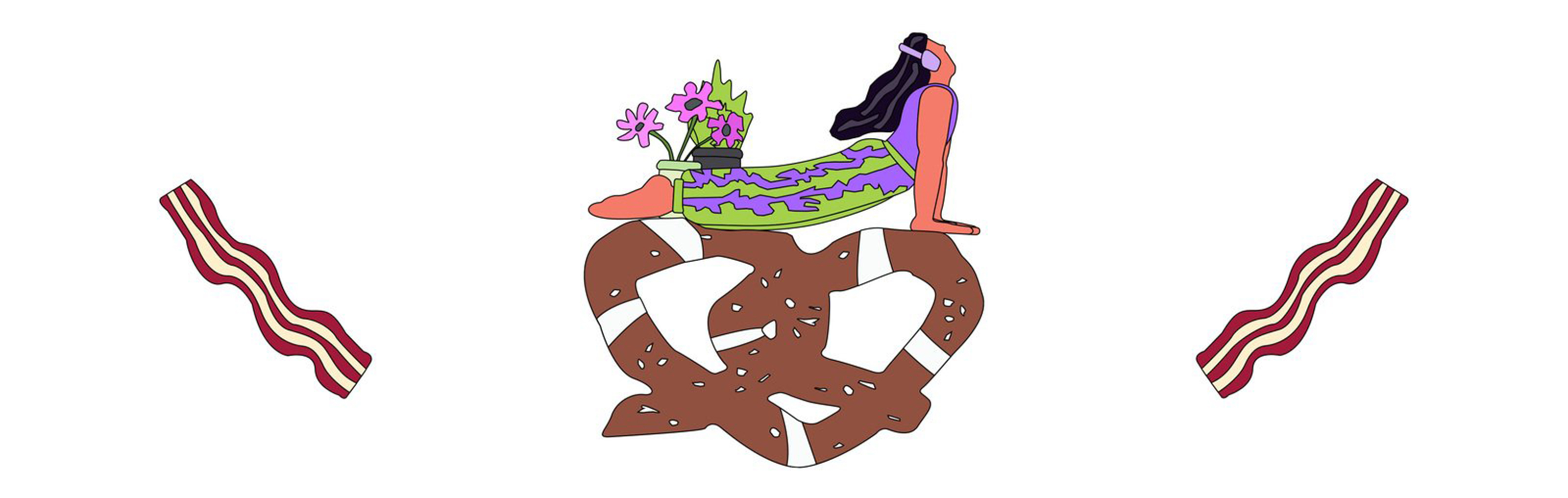 Иллюстрации для ресторана-пекарни Ivory Garden — Изображение №8 — Брендинг, Иллюстрация на Dprofile