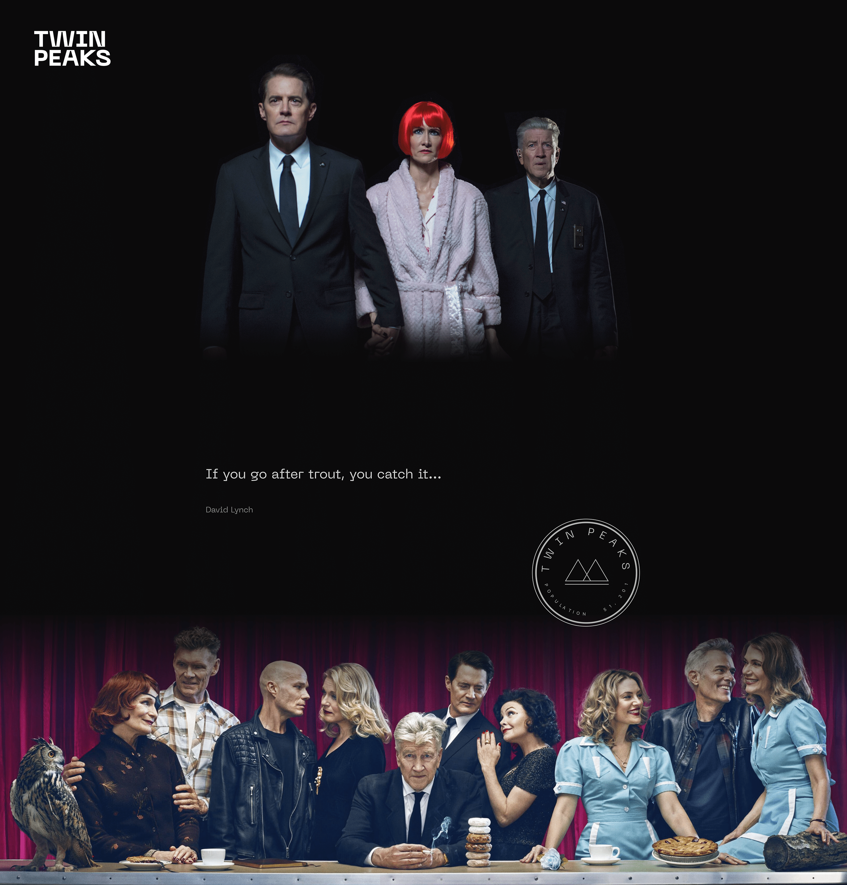 TWIN PEAKS 25 YEARS LATER — Изображение №1 — Интерфейсы, Иллюстрация на Dprofile