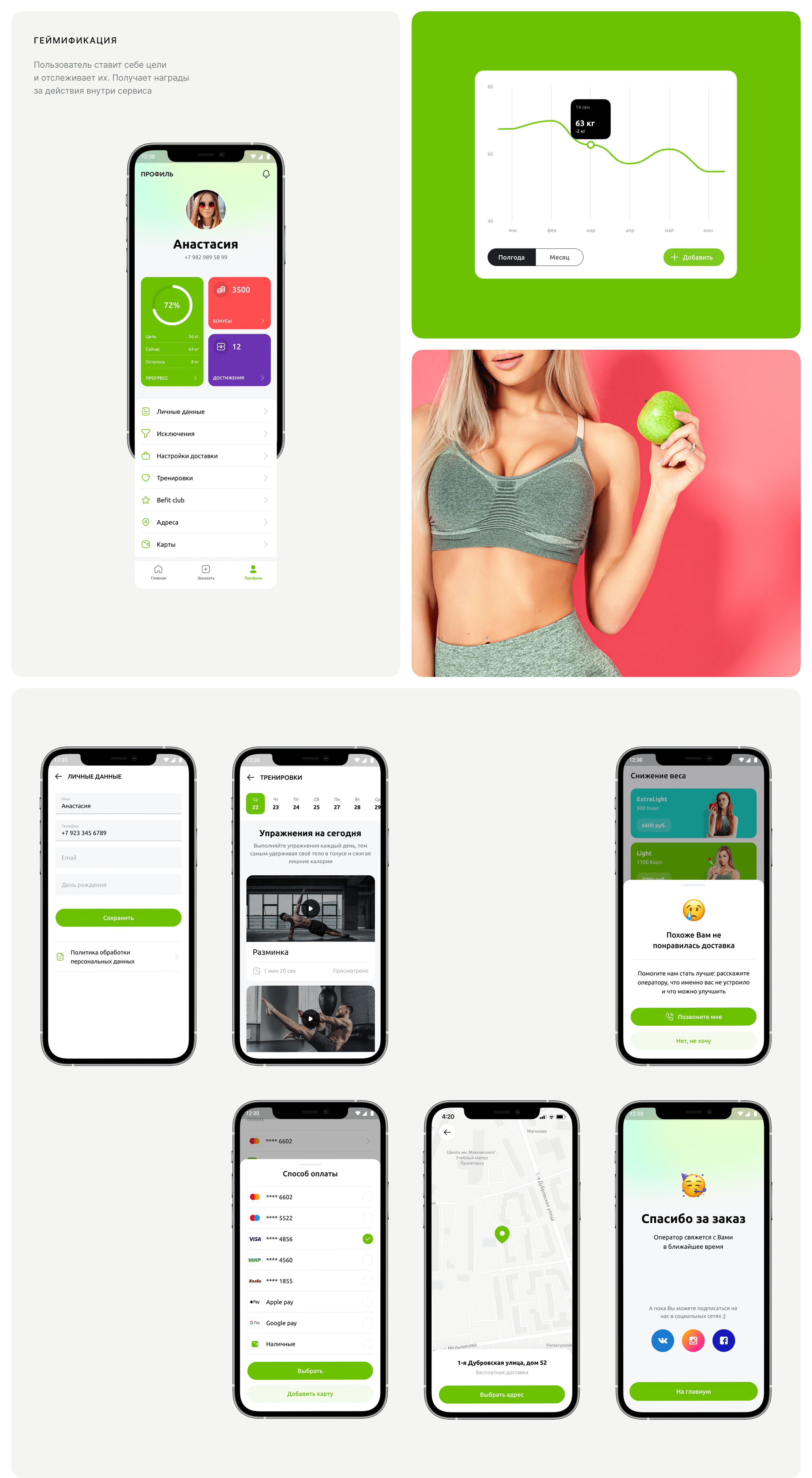Befit — Изображение №8 — Интерфейсы на Dprofile