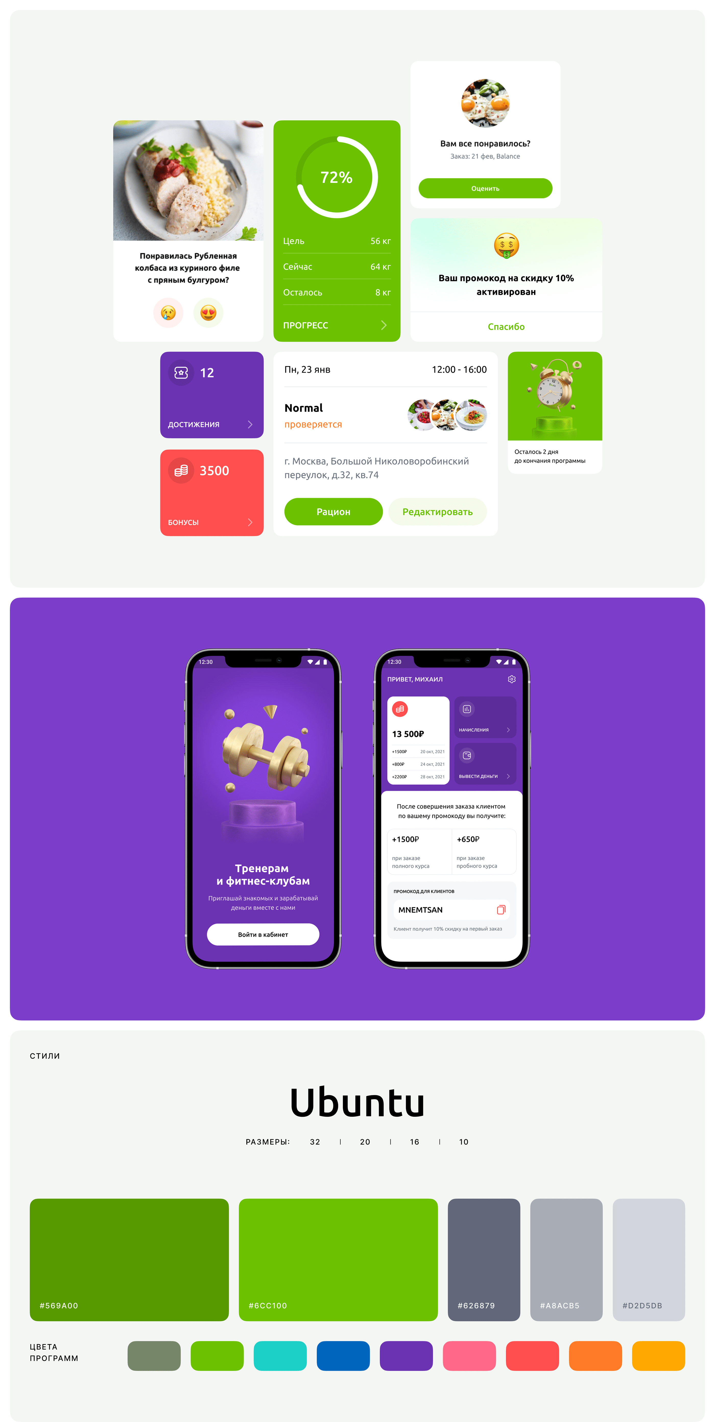 Befit — Изображение №9 — Интерфейсы на Dprofile