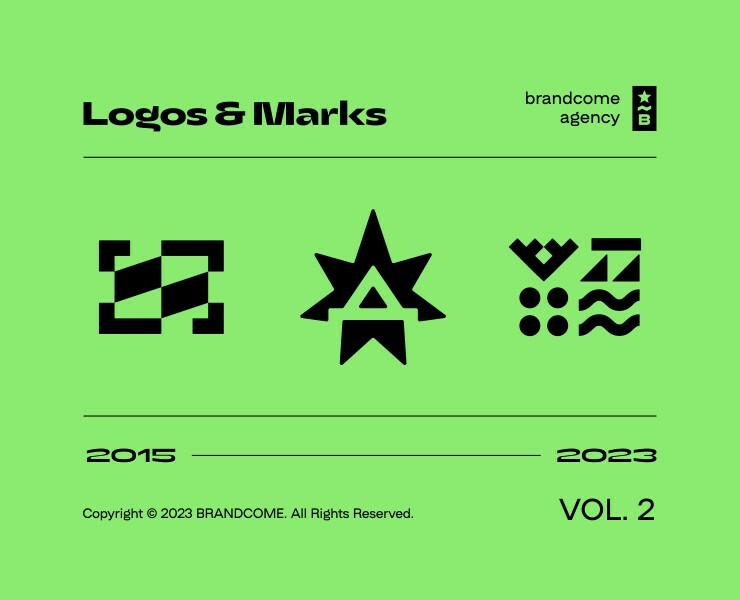 Brandcome / Logos & Marks VOL. 2 — Брендинг на Dprofile