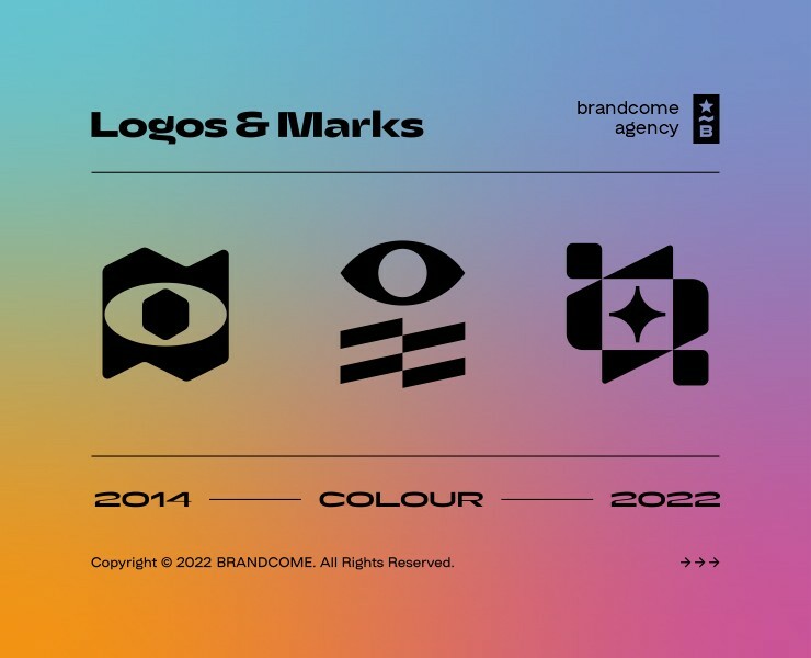 Brandcome / Logos & Marks / Colour — Брендинг на Dprofile